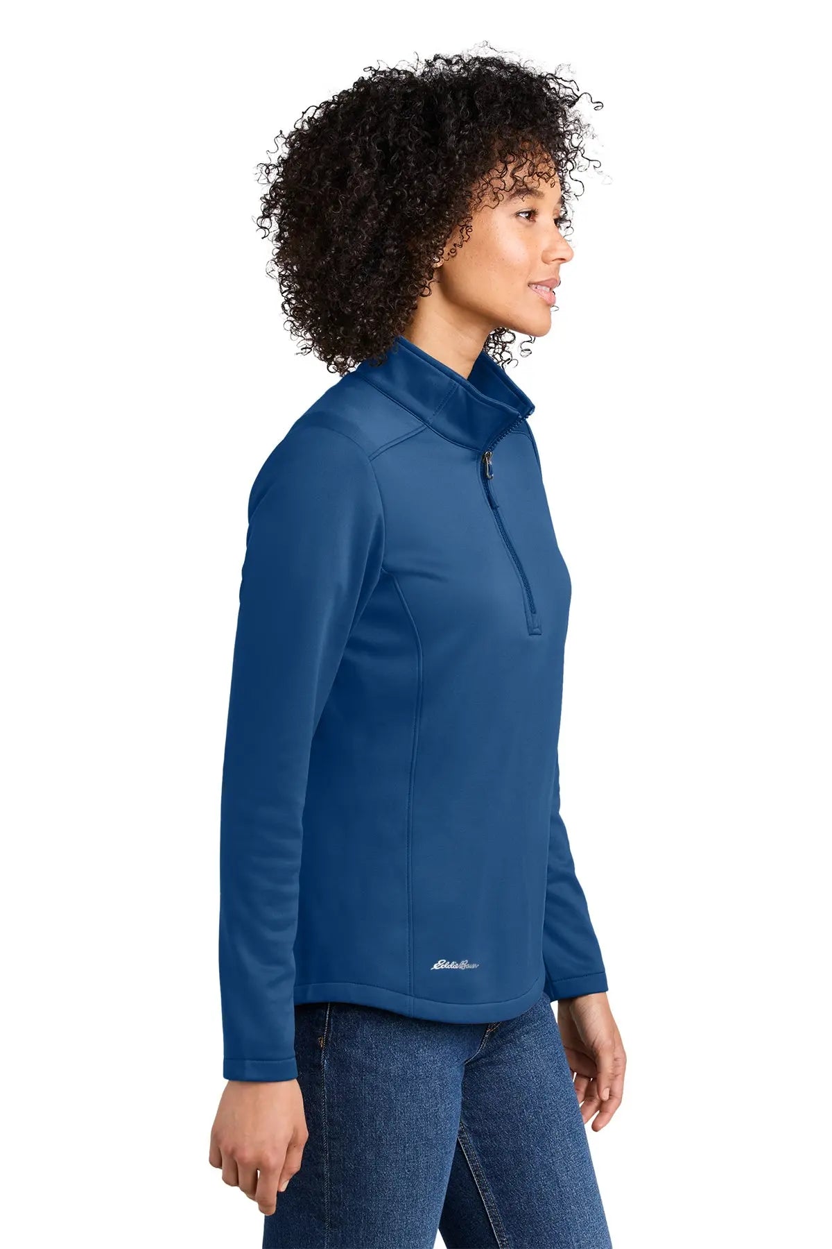 Eddie Bauer® Women’s Smooth Mid Layer Fleece 1/2-Zip #EB2370 Game Over Merch