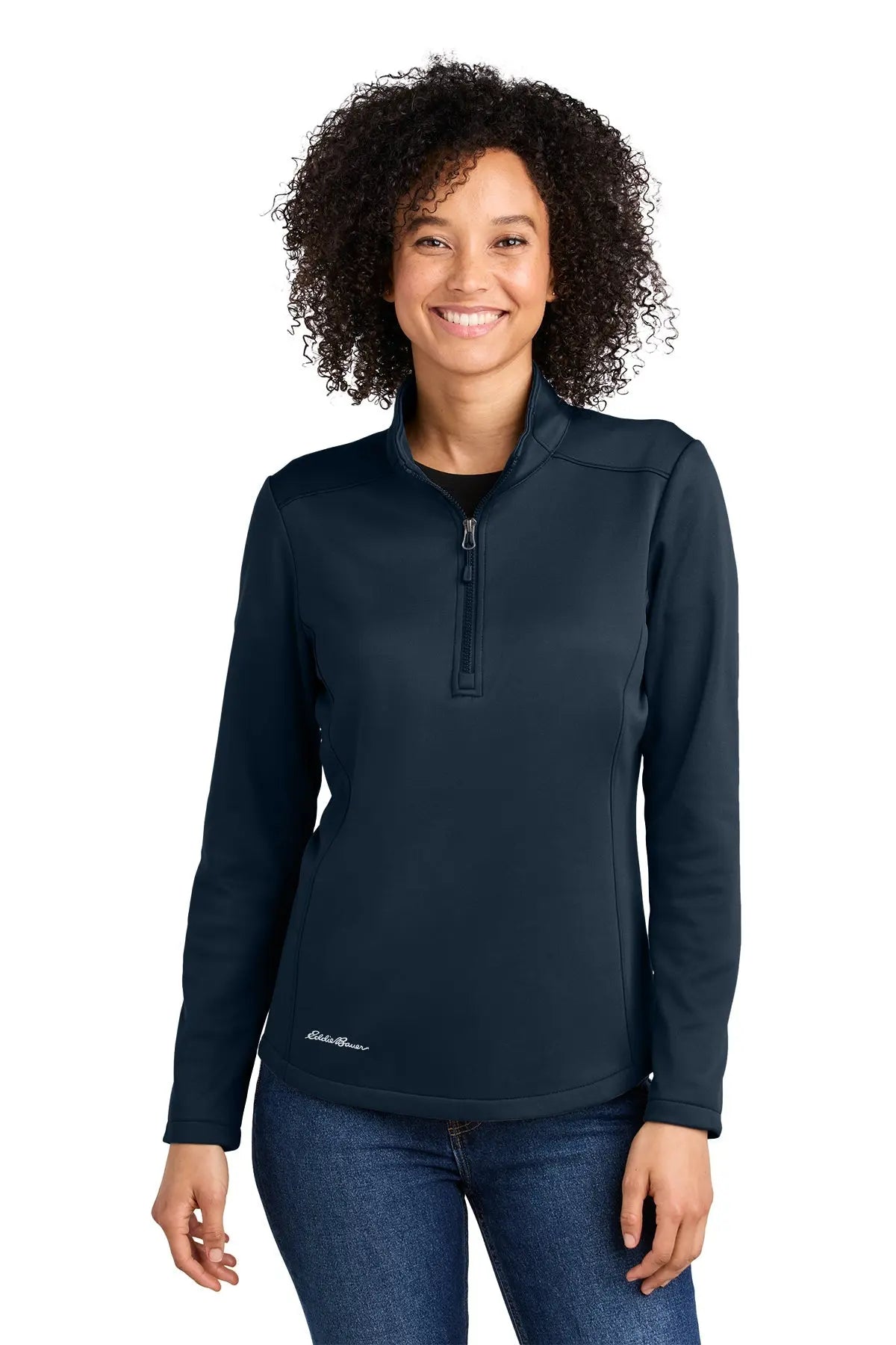 Eddie Bauer® Women’s Smooth Mid Layer Fleece 1/2-Zip #EB2370 Game Over Merch