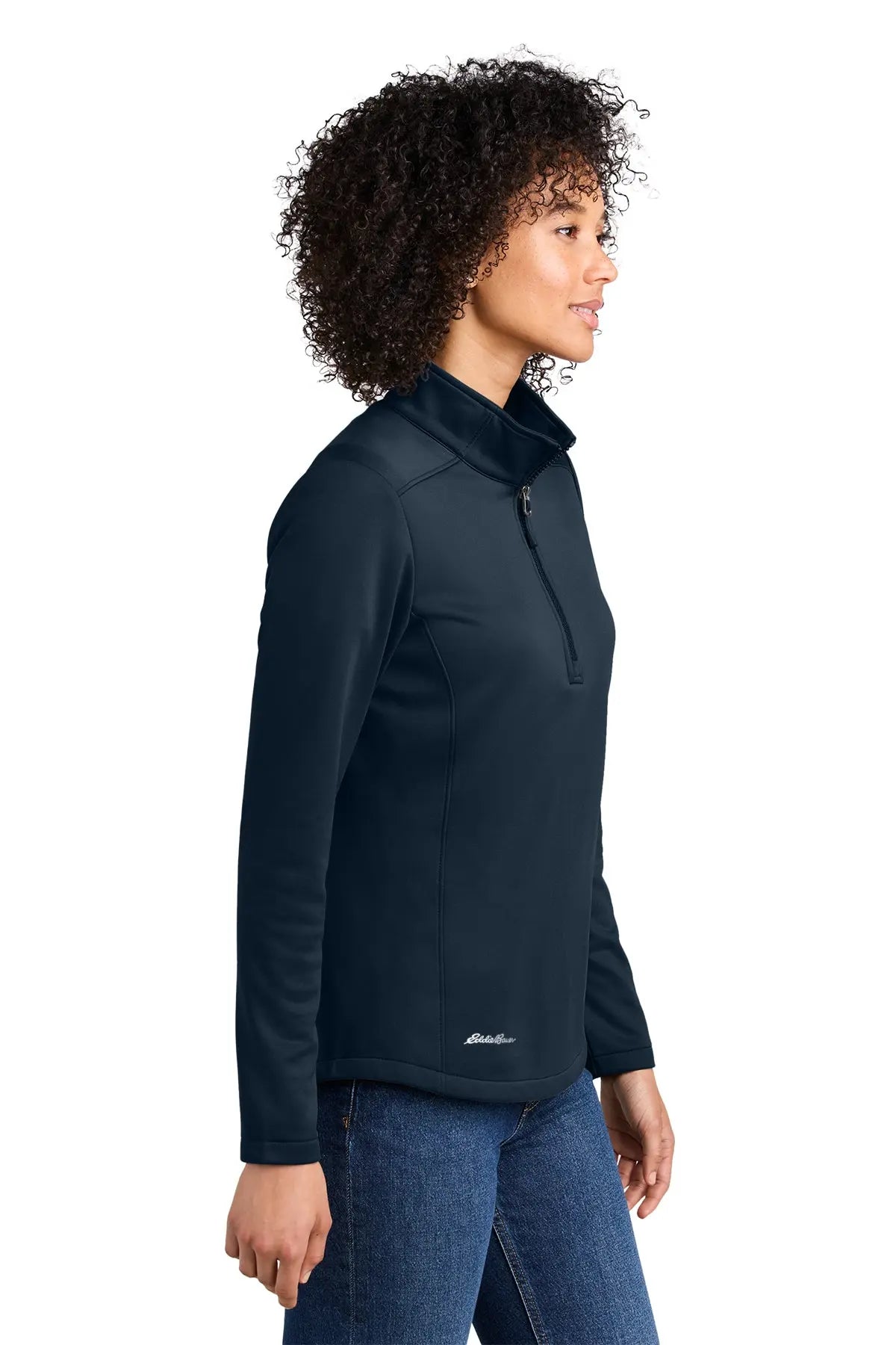 Eddie Bauer® Women’s Smooth Mid Layer Fleece 1/2-Zip #EB2370 Game Over Merch