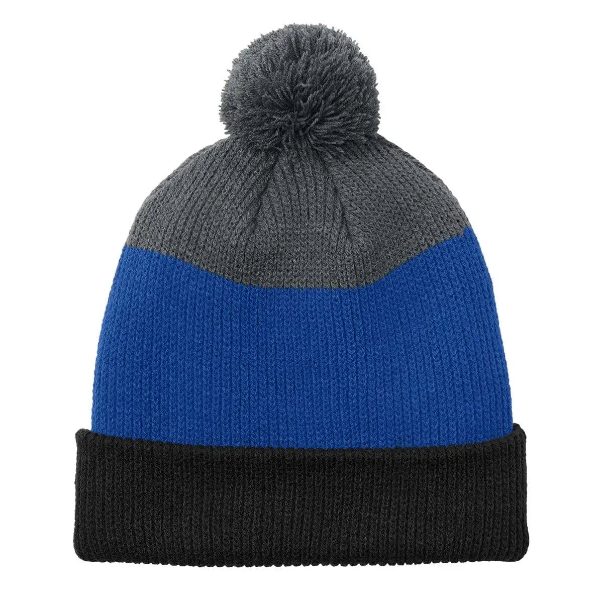 Port Authority® Cozy Striped Pom Beanie #C979 Game Over Merch