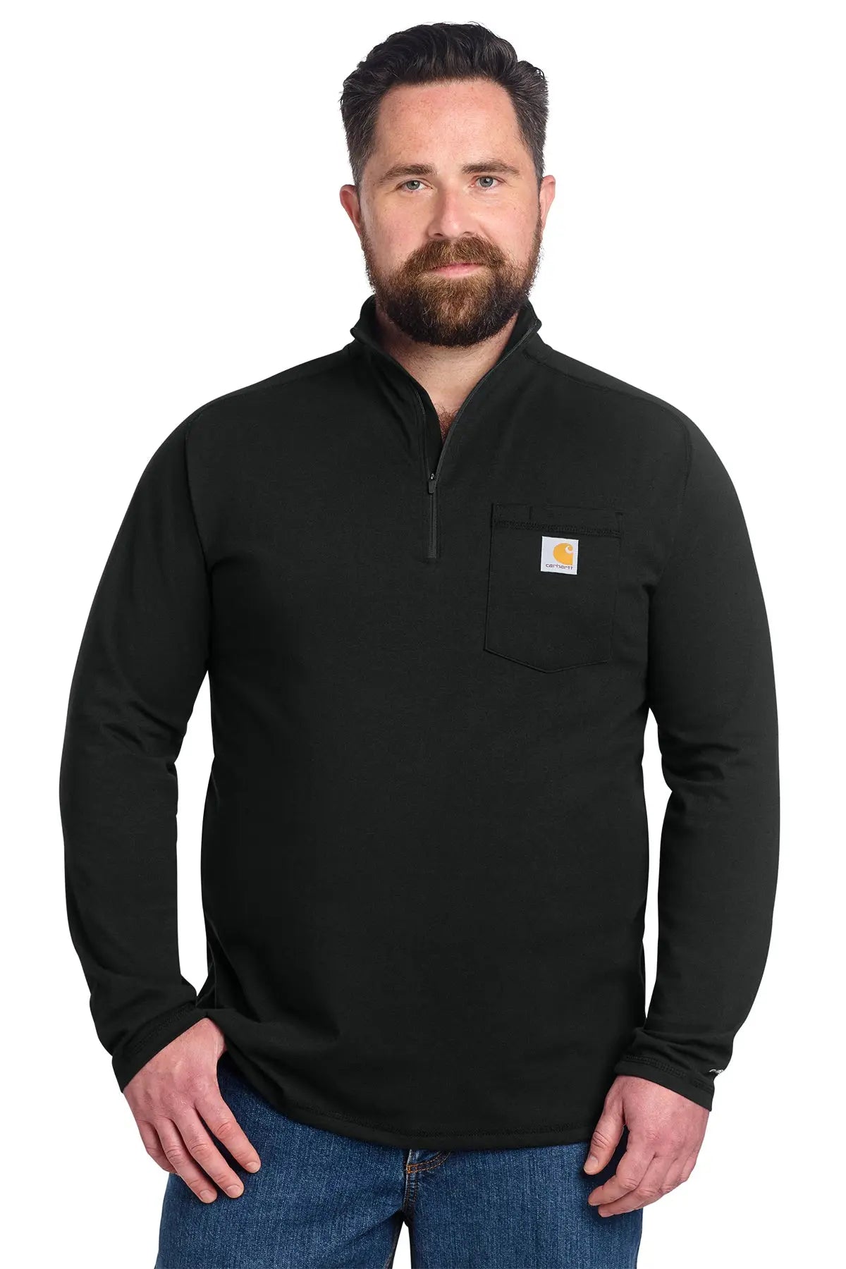 Carhartt Force® 1/4-Zip Long Sleeve T-Shirt #CT106660 Game Over Merch