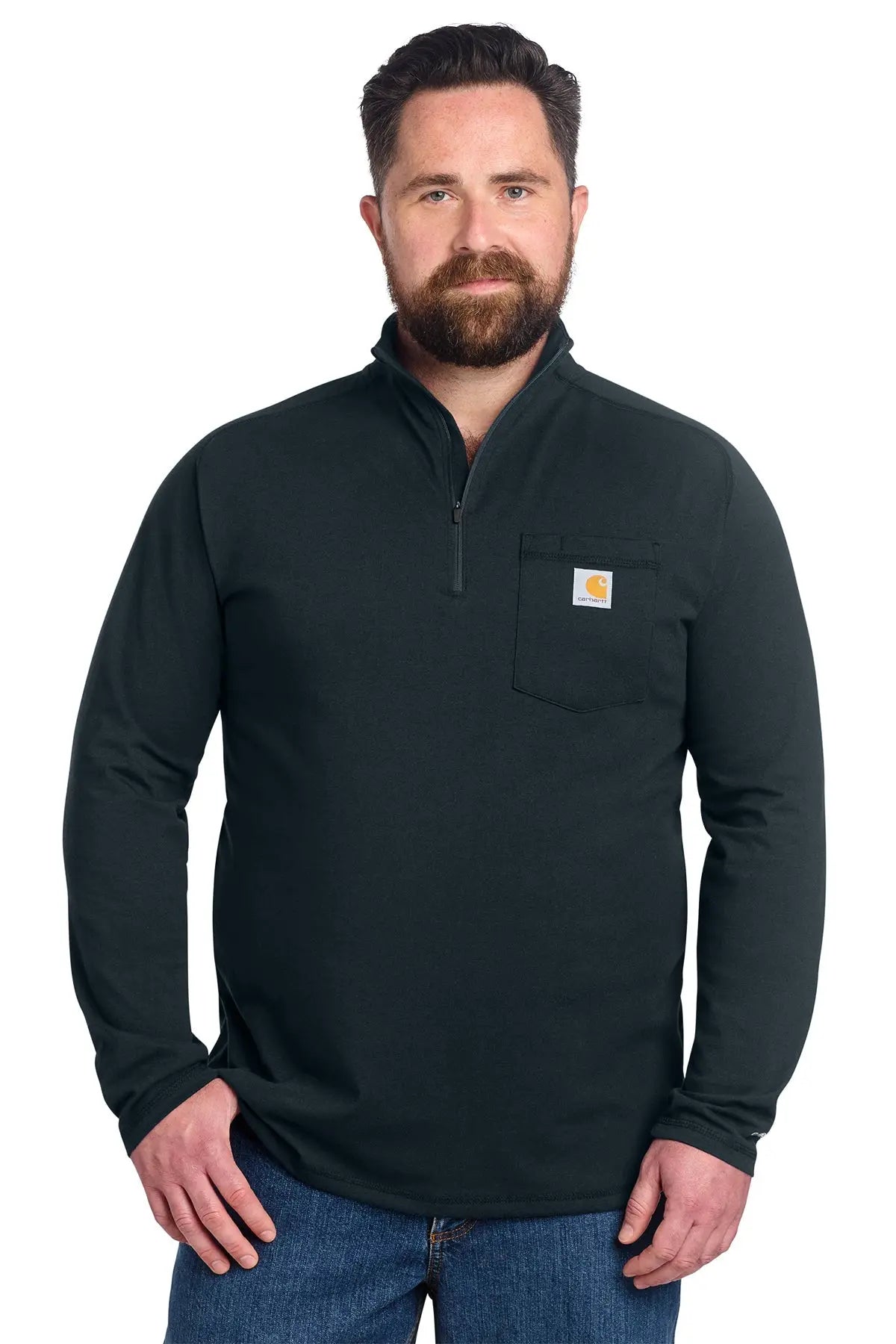 Carhartt Force® 1/4-Zip Long Sleeve T-Shirt #CT106660 Game Over Merch