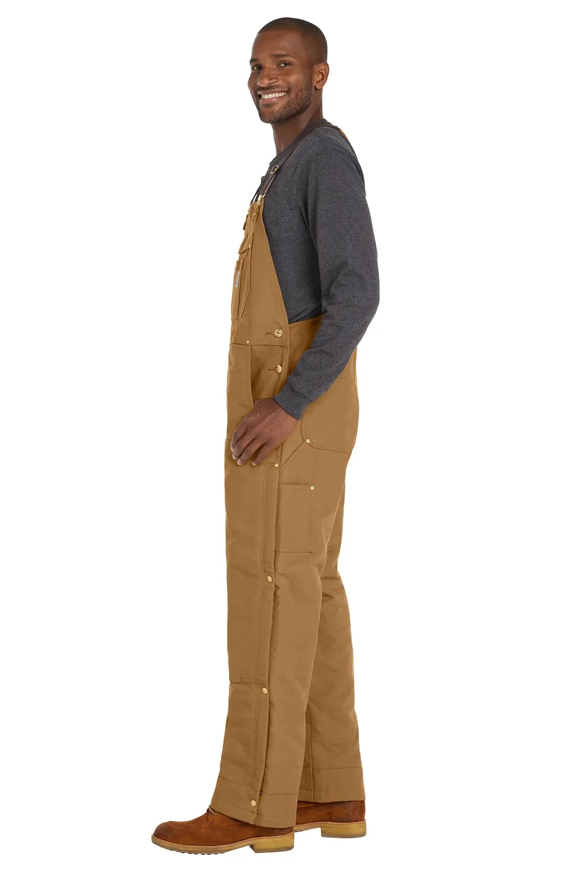 Carhartt® Short Firm Duck Insulated Bib Overalls #CTS106672