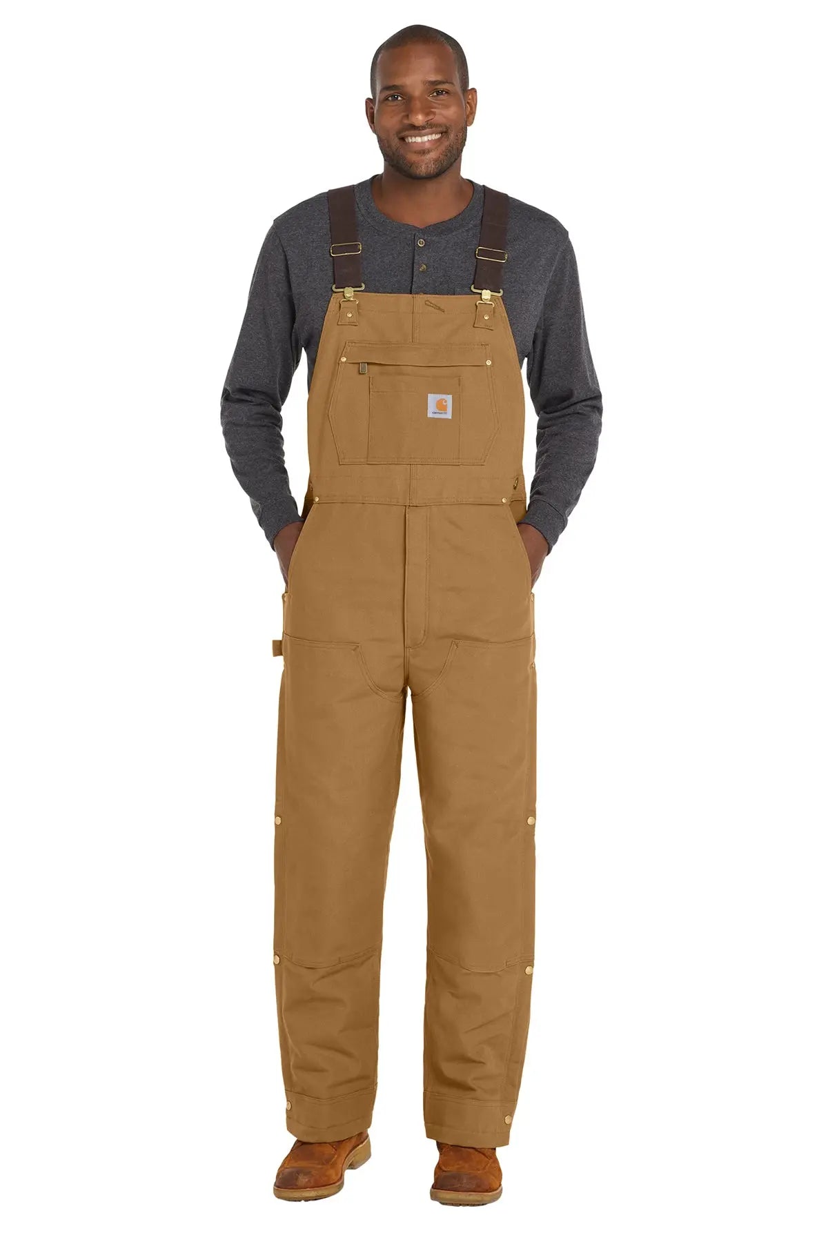 Carhartt® Tall Firm Duck Insulated Bib Overalls #CTT106672