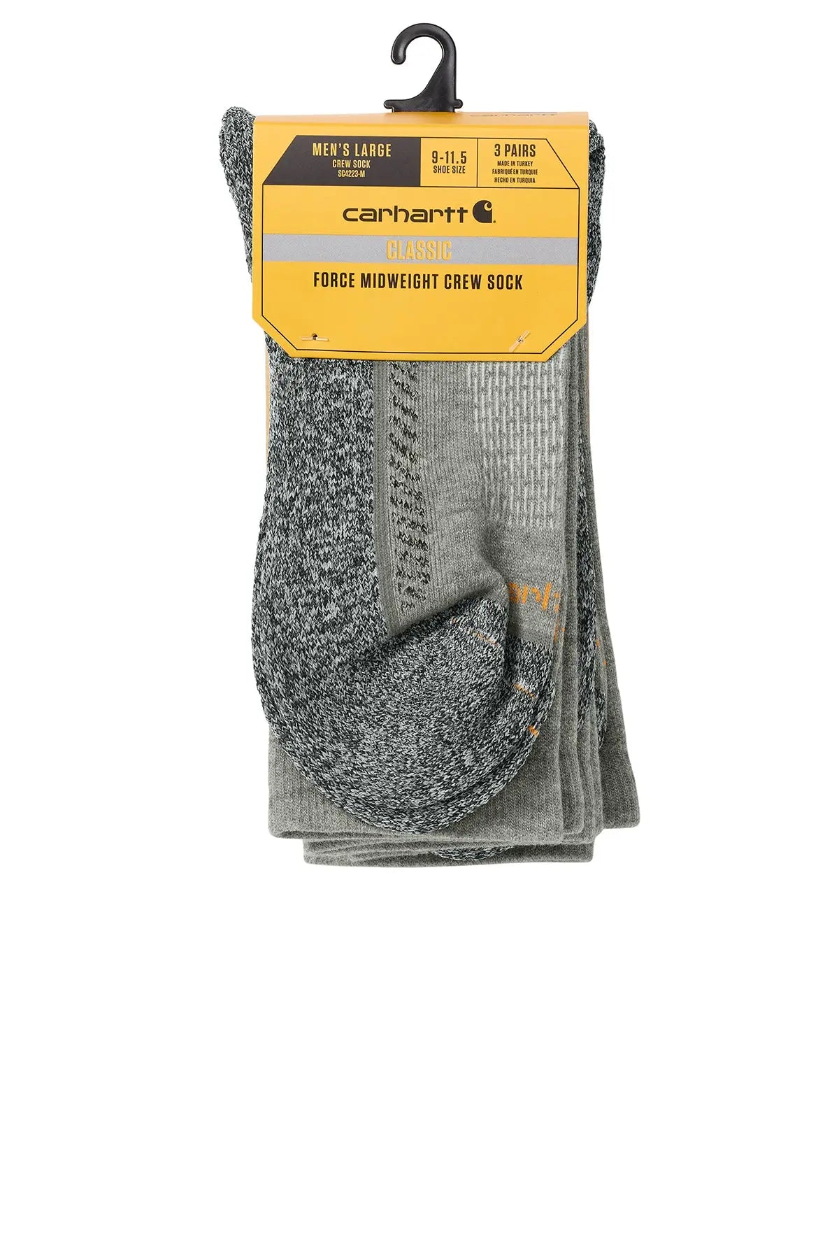 Carhartt Force® Midweight Crew Sock (3-Pack) #CTSC4223