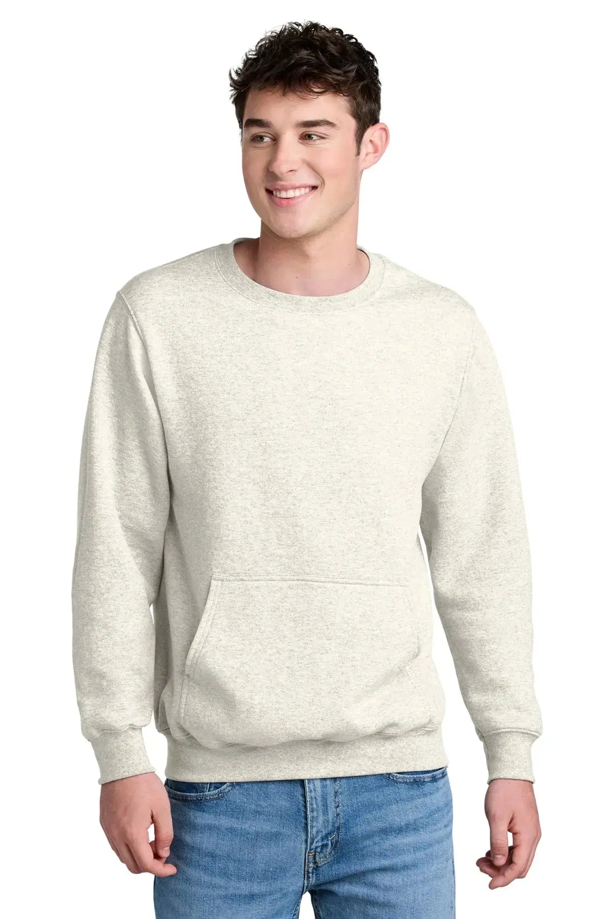 Port & Co™ Core Fleece Crewneck Pocket Sweatshirt #PC78PKT Game Over Merch