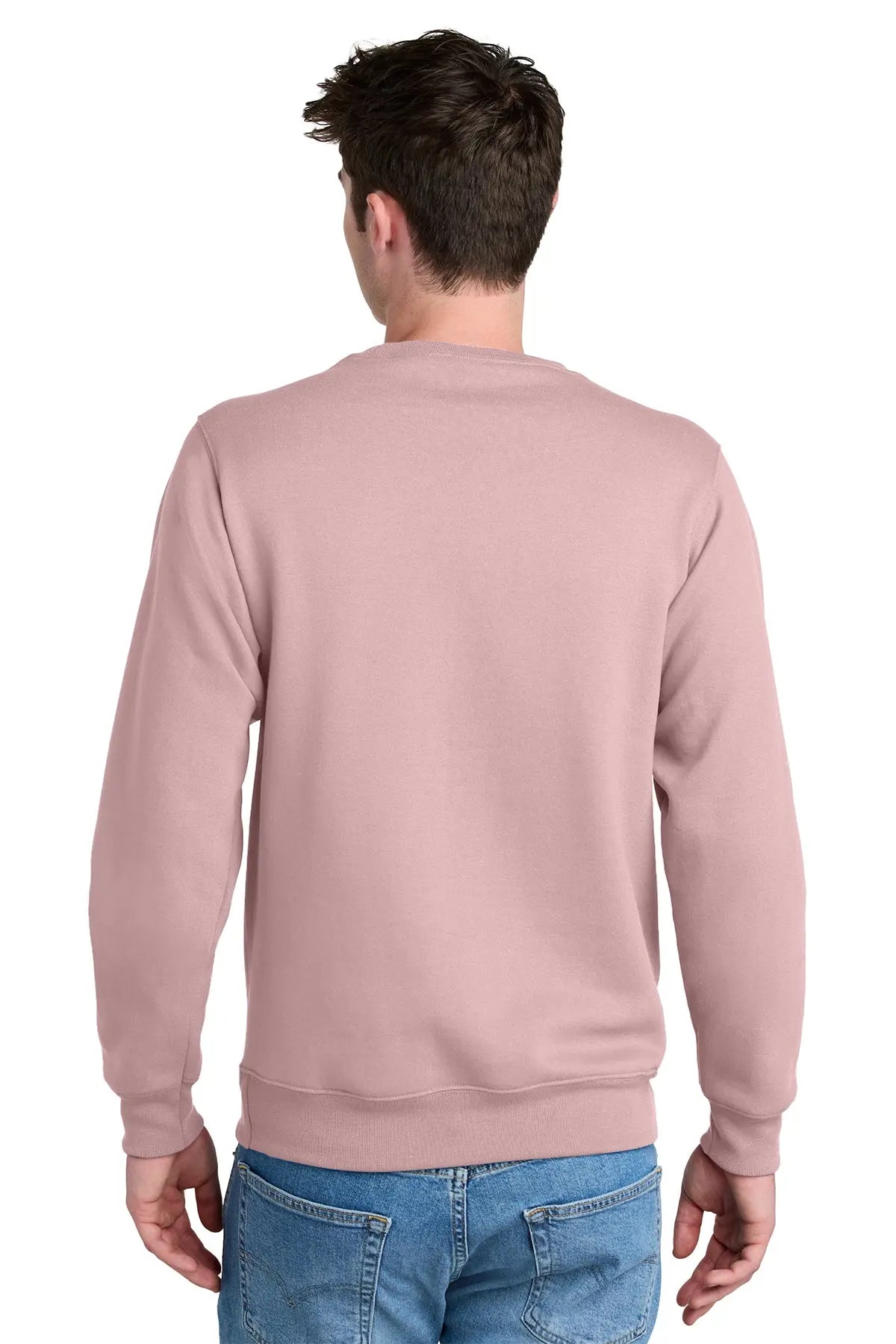Port & Co™ Core Fleece Crewneck Pocket Sweatshirt #PC78PKT