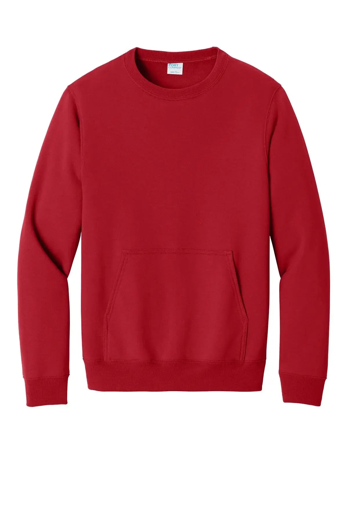 Port & Co™ Core Fleece Crewneck Pocket Sweatshirt #PC78PKT Game Over Merch