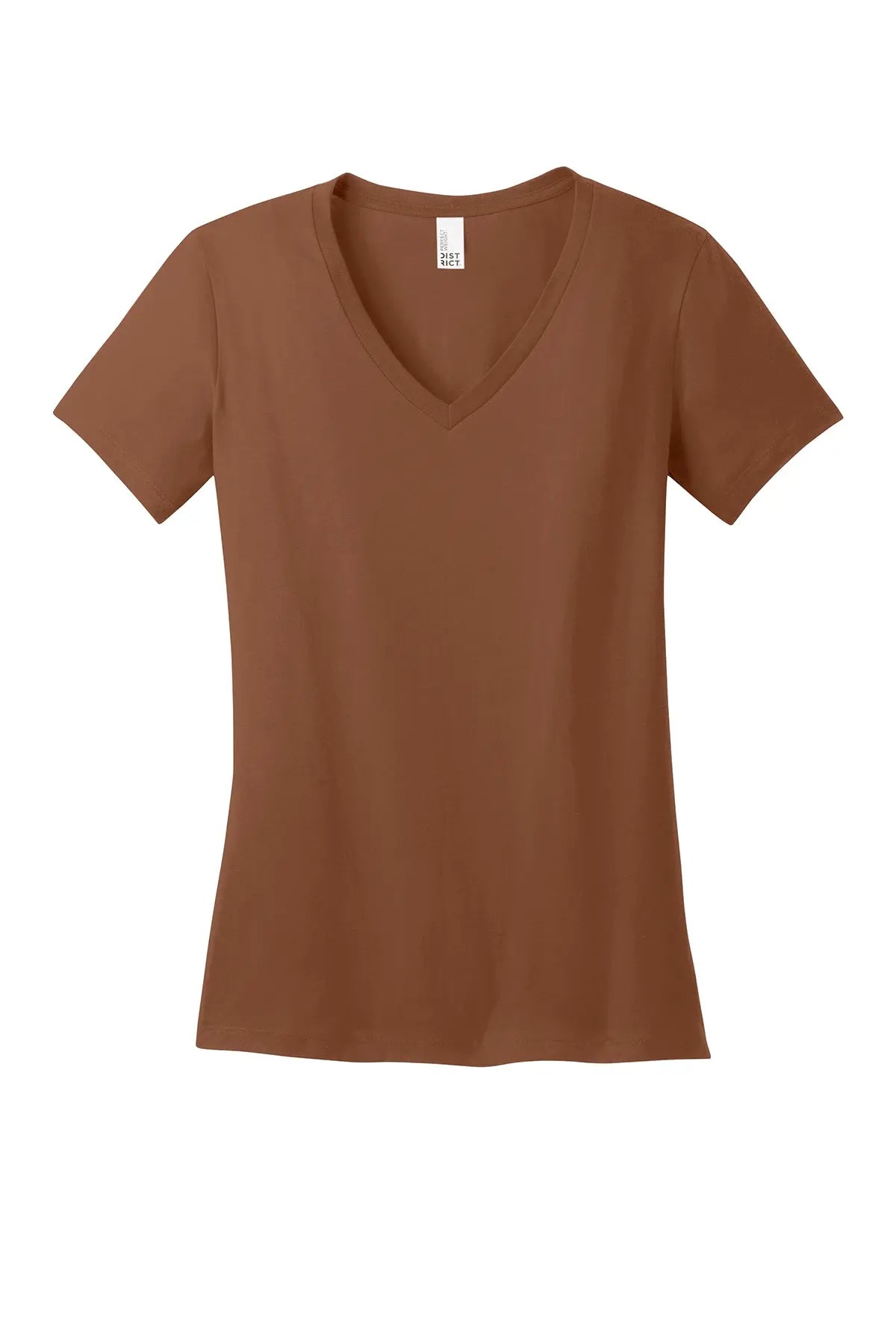 District® Women’s Perfect Weight® V-Neck Tee #DM1170L