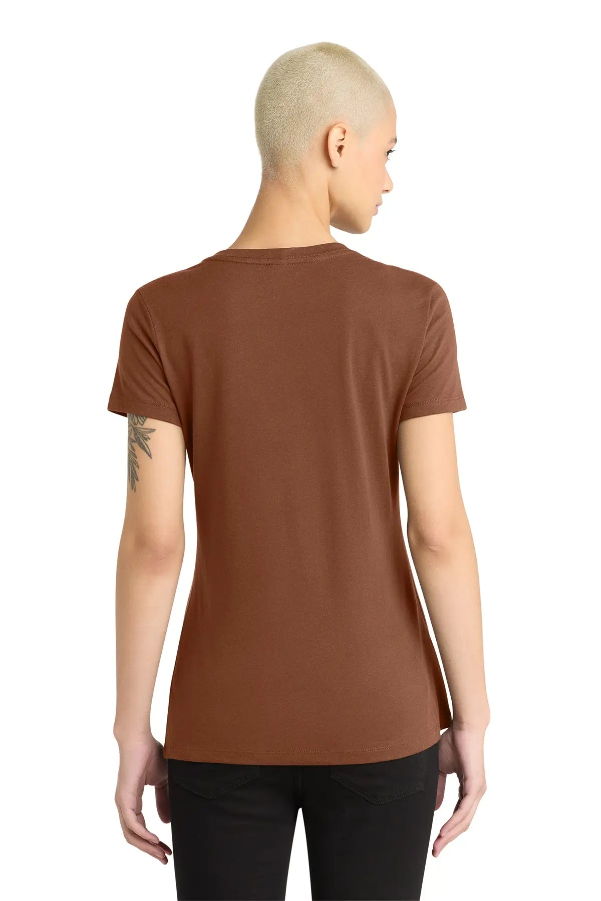 District® Women’s Perfect Weight® V-Neck Tee #DM1170L