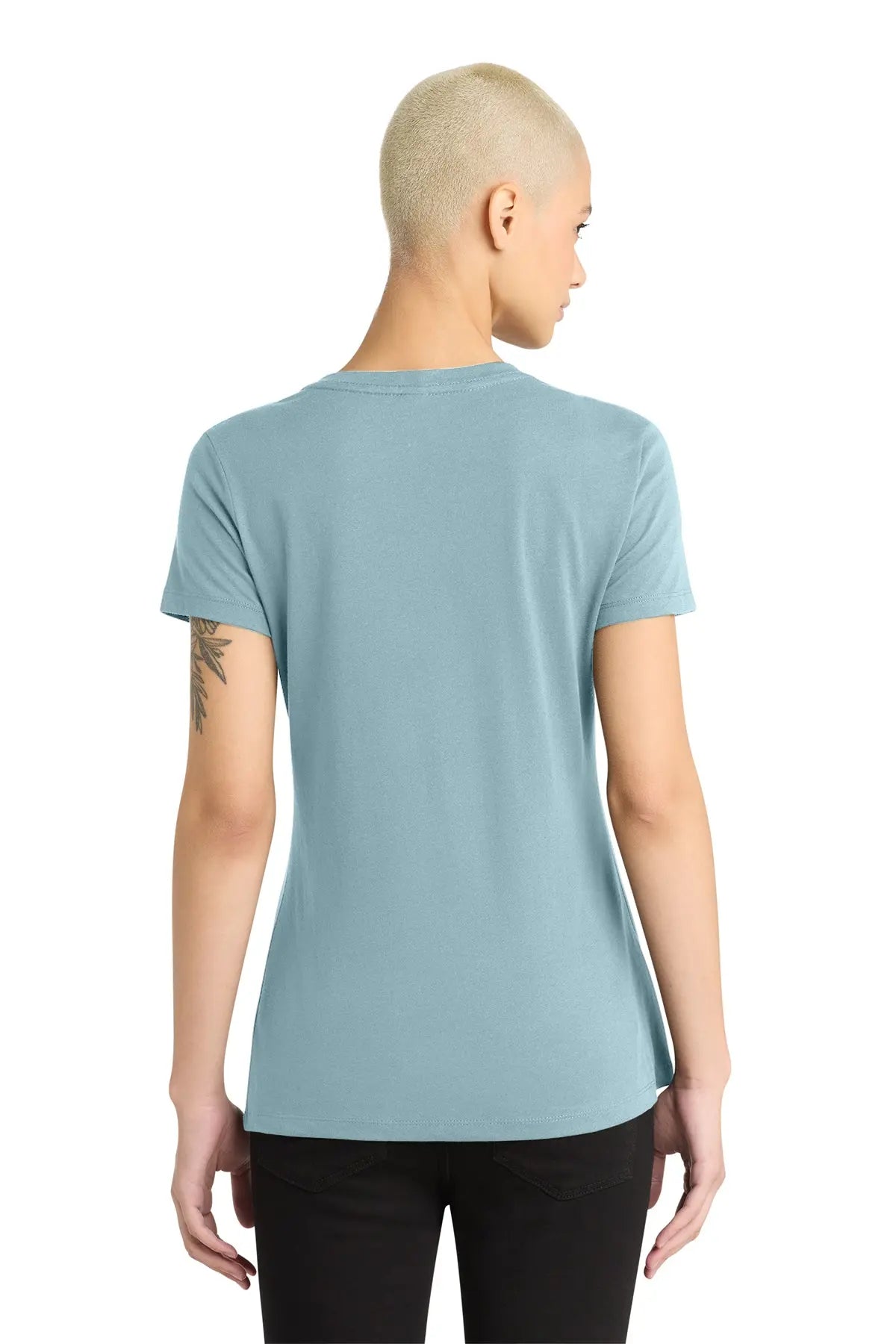 District® Women’s Perfect Weight® V-Neck Tee #DM1170L
