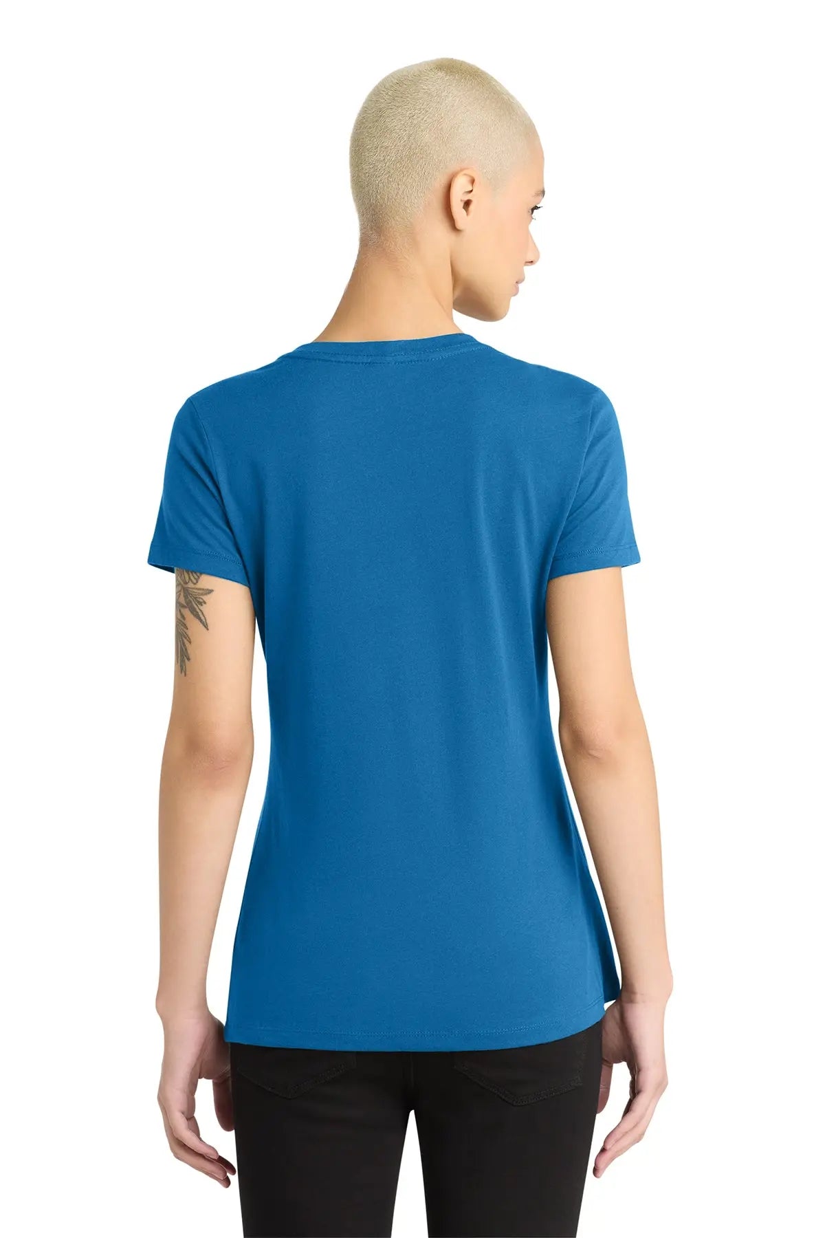 District® Women’s Perfect Weight® V-Neck Tee #DM1170L
