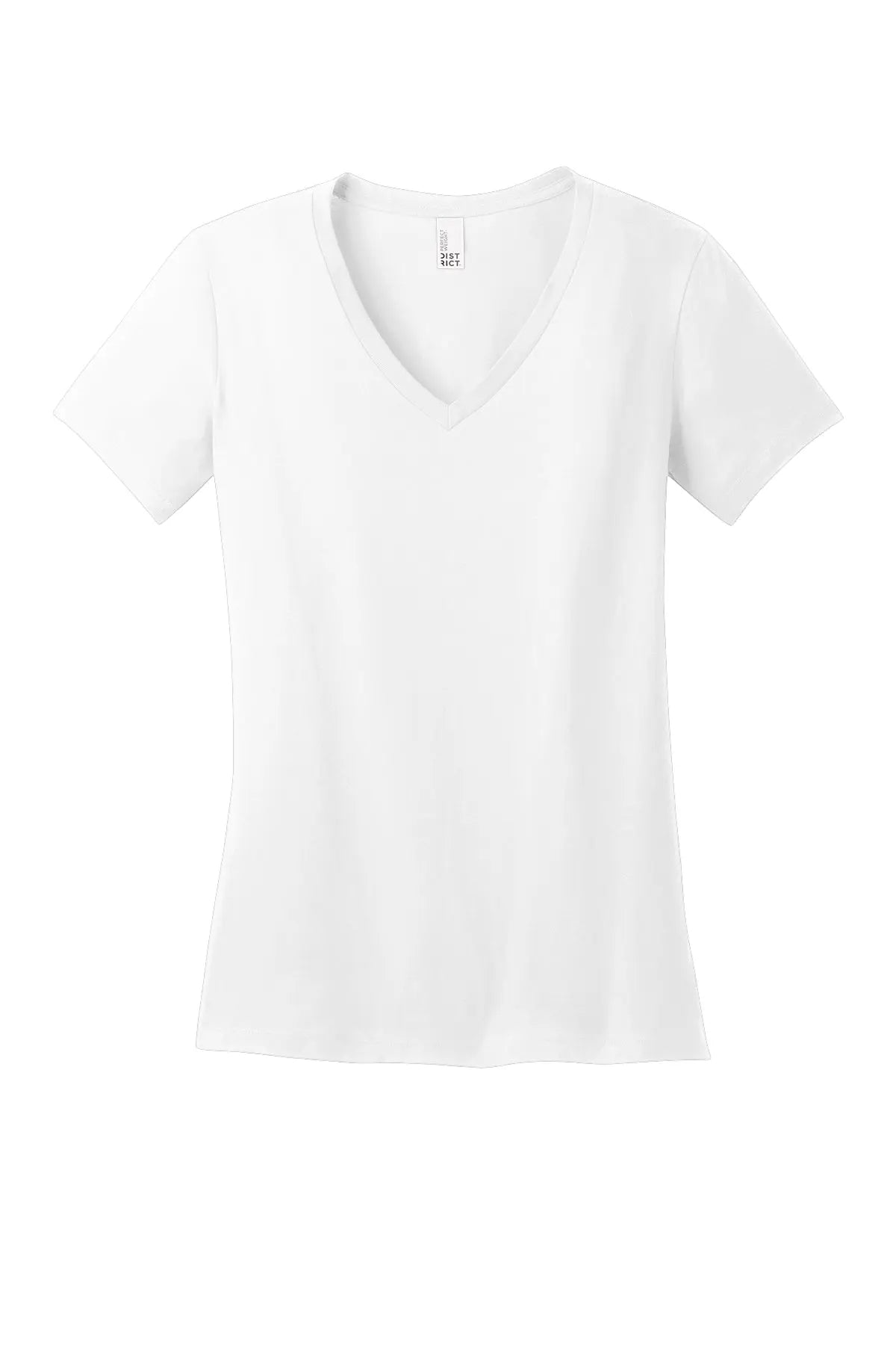 District® Women’s Perfect Weight® V-Neck Tee #DM1170L