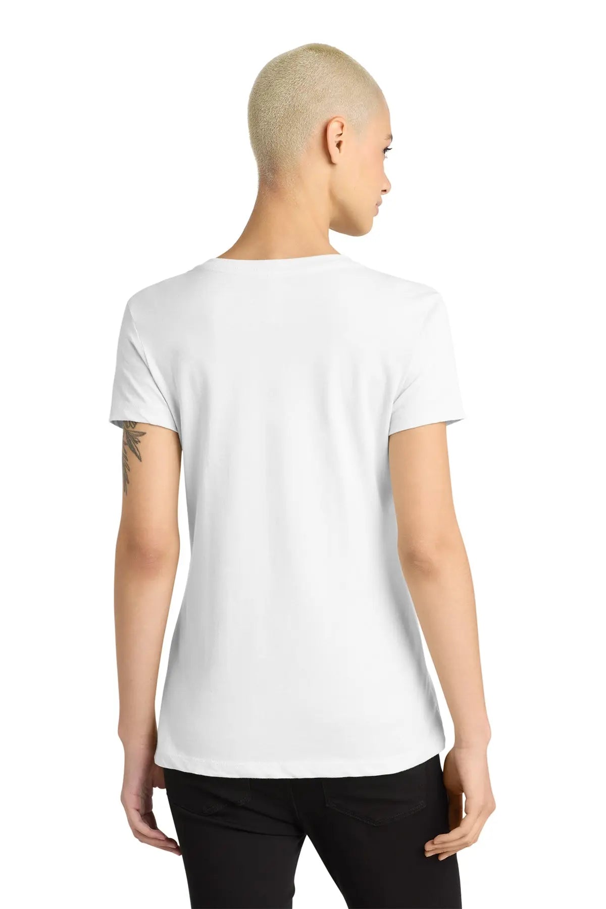 District® Women’s Perfect Weight® V-Neck Tee #DM1170L