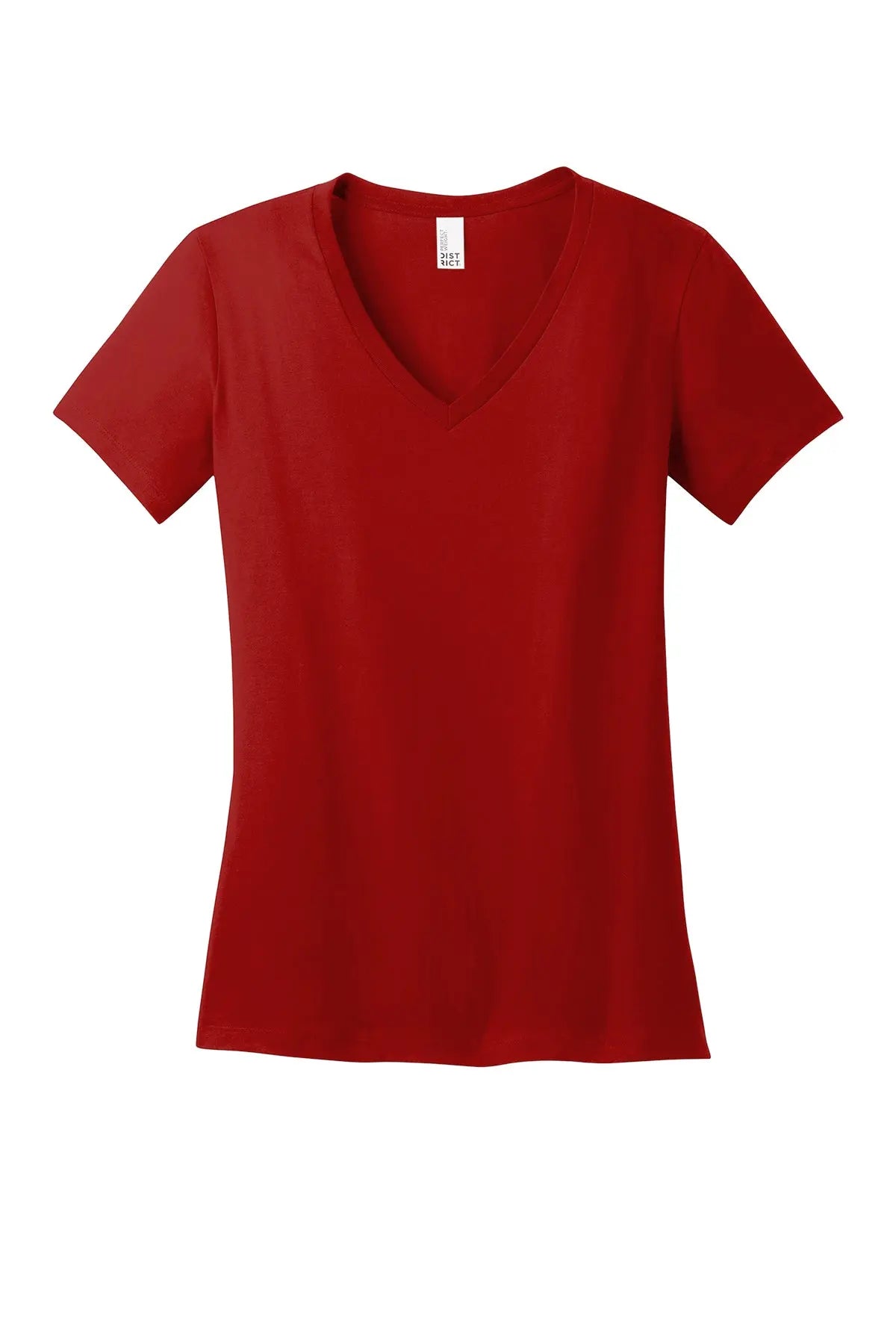 District® Women’s Perfect Weight® V-Neck Tee #DM1170L