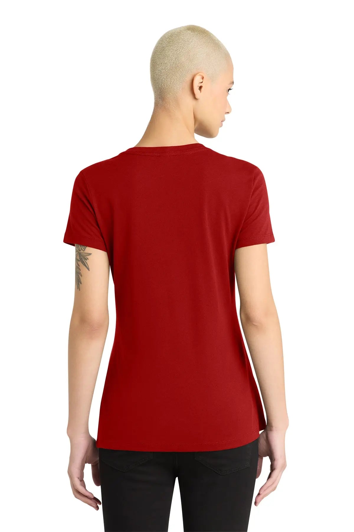 District® Women’s Perfect Weight® V-Neck Tee #DM1170L