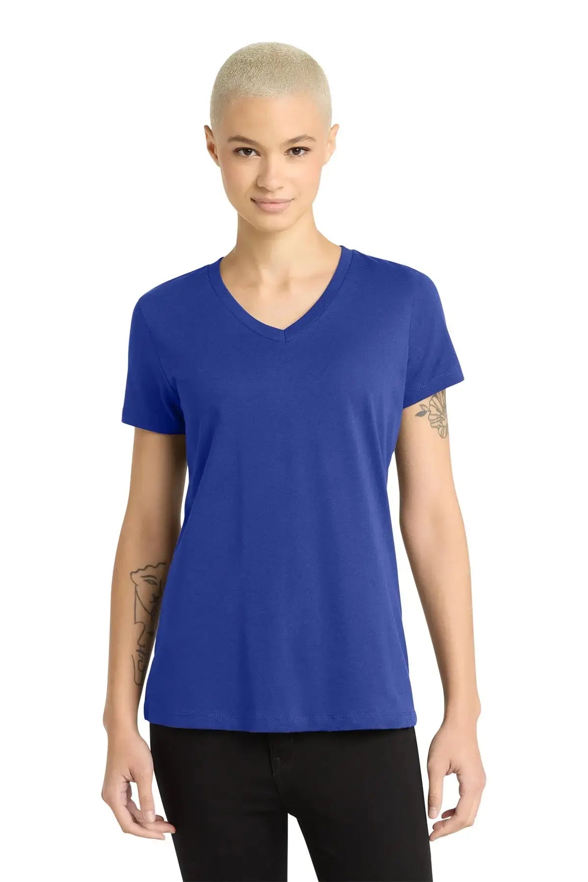 District® Women’s Perfect Weight® V-Neck Tee #DM1170L Game Over Merch