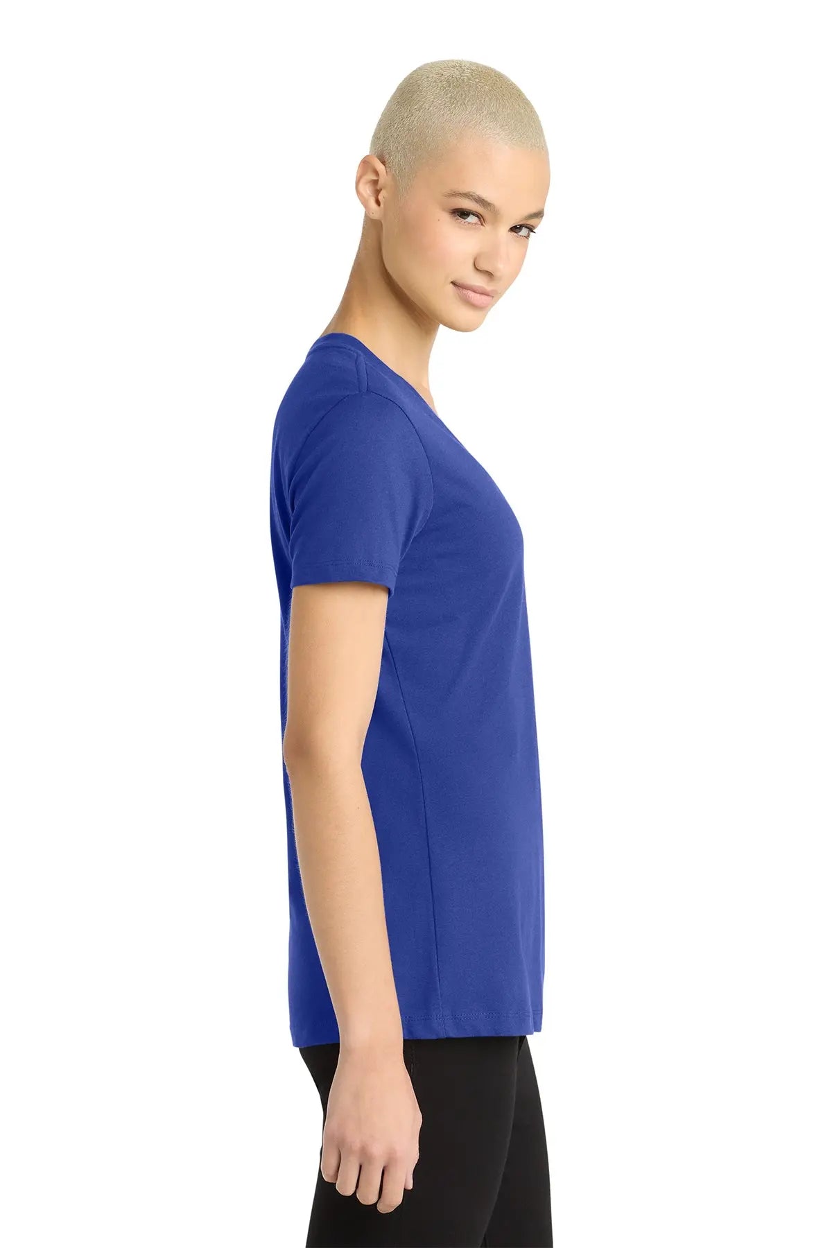 District® Women’s Perfect Weight® V-Neck Tee #DM1170L