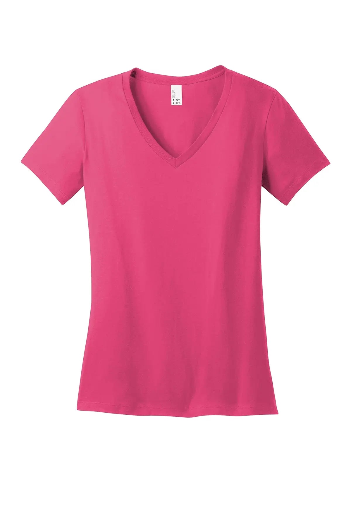 District® Women’s Perfect Weight® V-Neck Tee #DM1170L