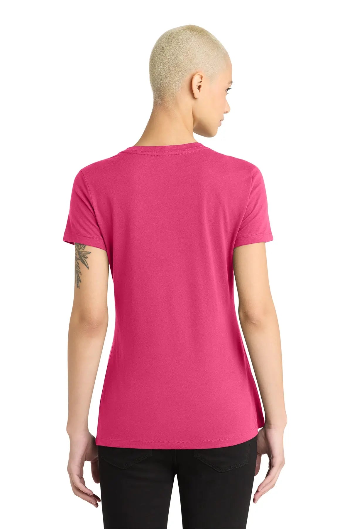 District® Women’s Perfect Weight® V-Neck Tee #DM1170L