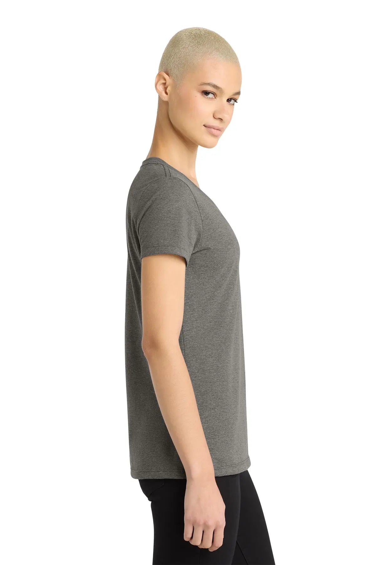 District® Women’s Perfect Weight® V-Neck Tee #DM1170L