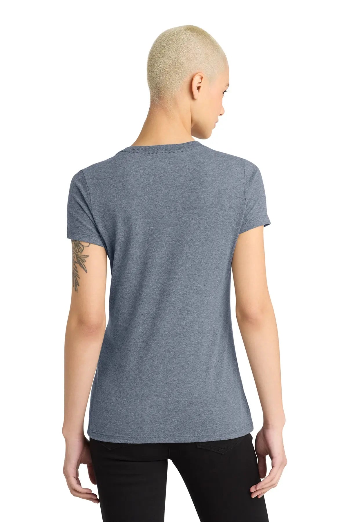 District® Women’s Perfect Weight® V-Neck Tee #DM1170L