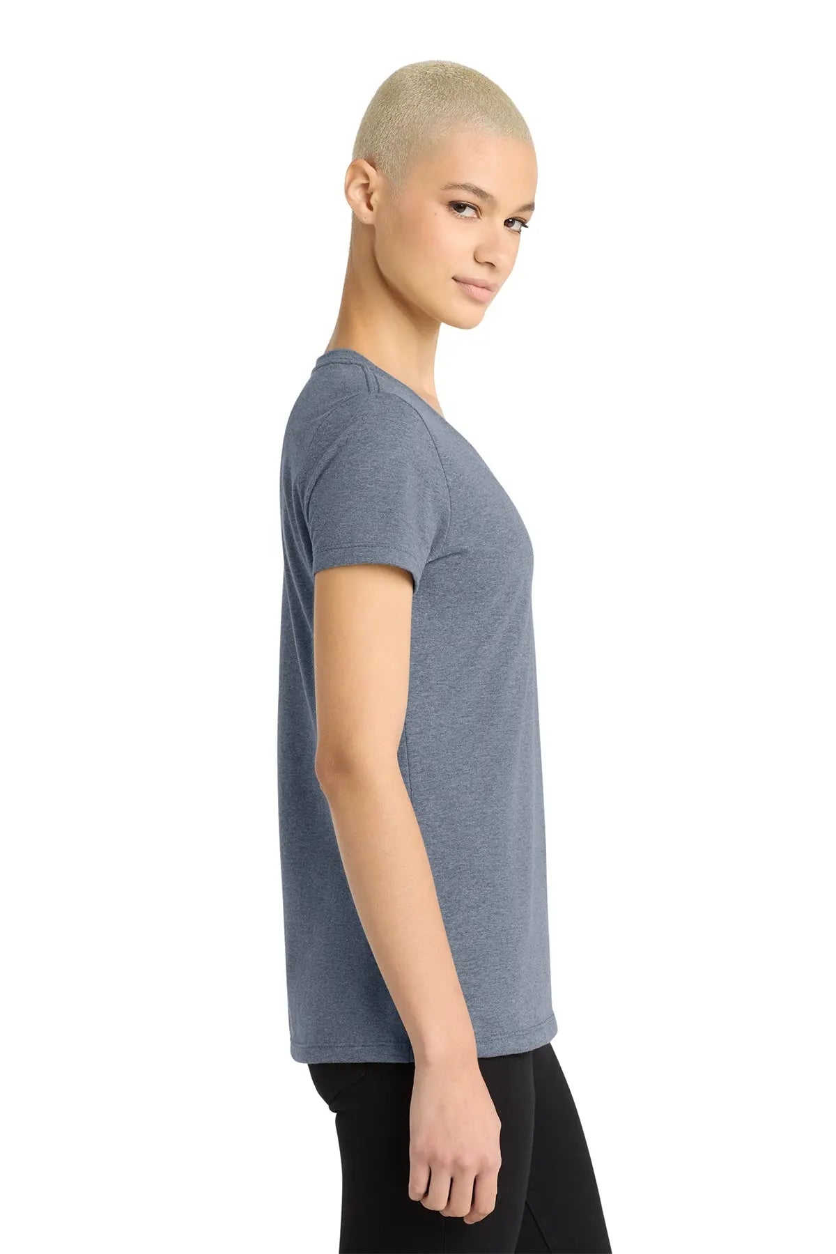 District® Women’s Perfect Weight® V-Neck Tee #DM1170L