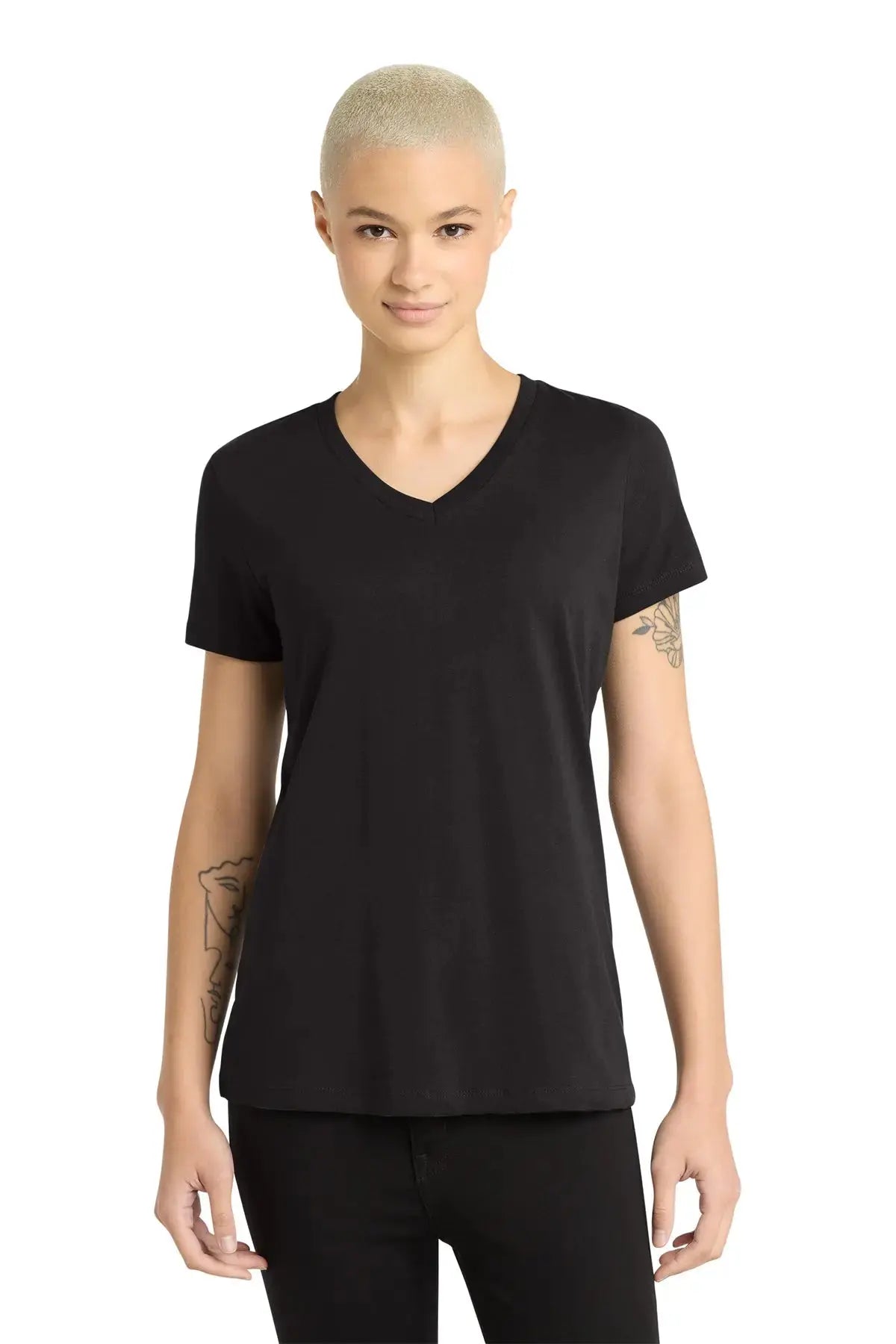 District® Women’s Perfect Weight® V-Neck Tee #DM1170L Game Over Merch