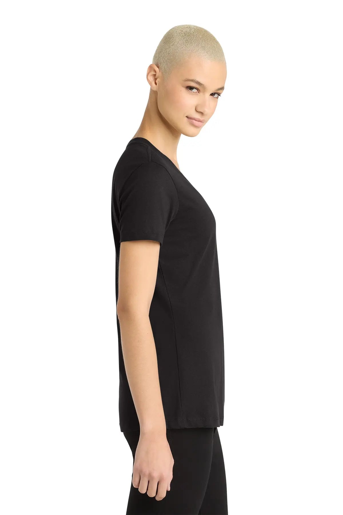 District® Women’s Perfect Weight® V-Neck Tee #DM1170L