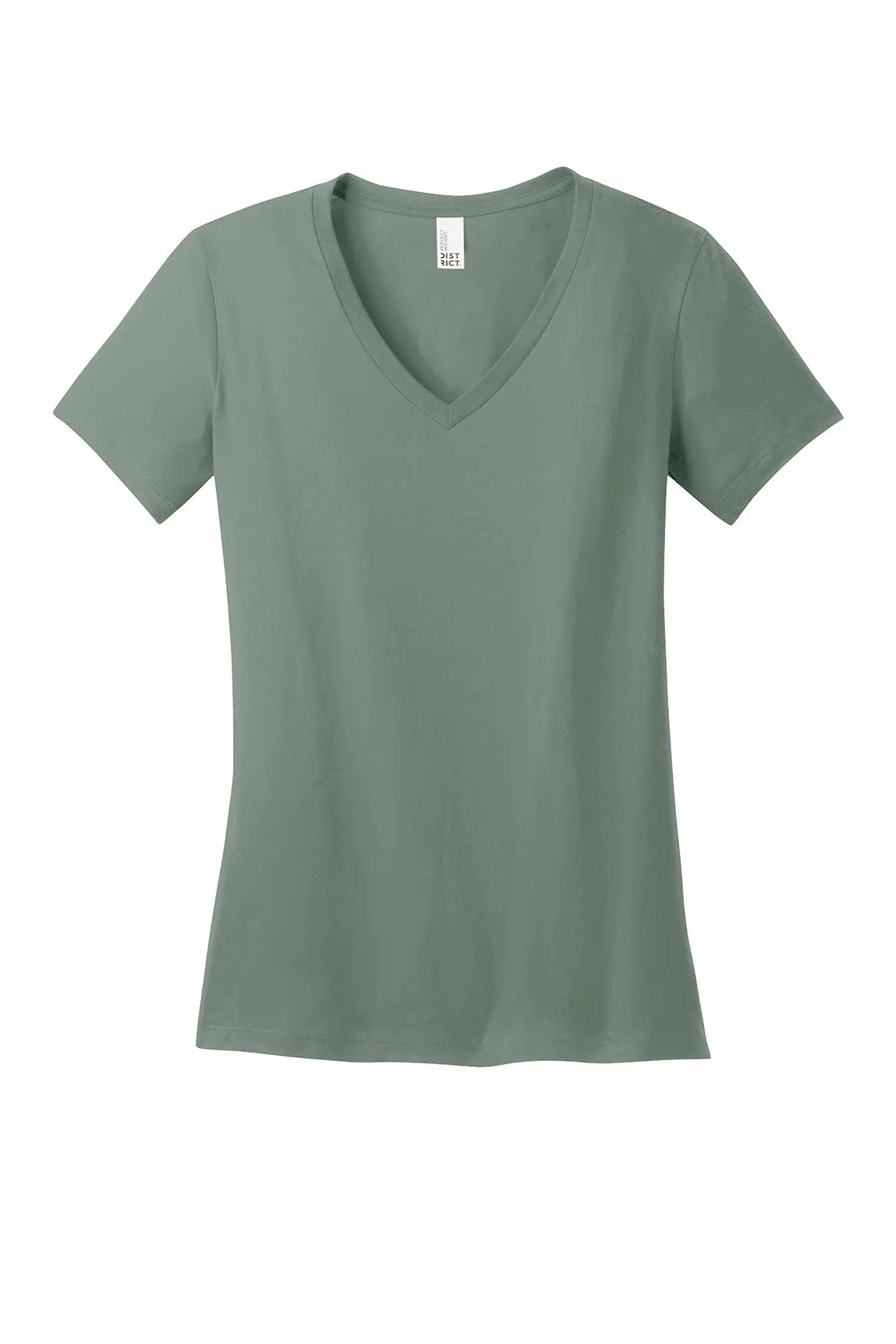 District® Women’s Perfect Weight® V-Neck Tee #DM1170L