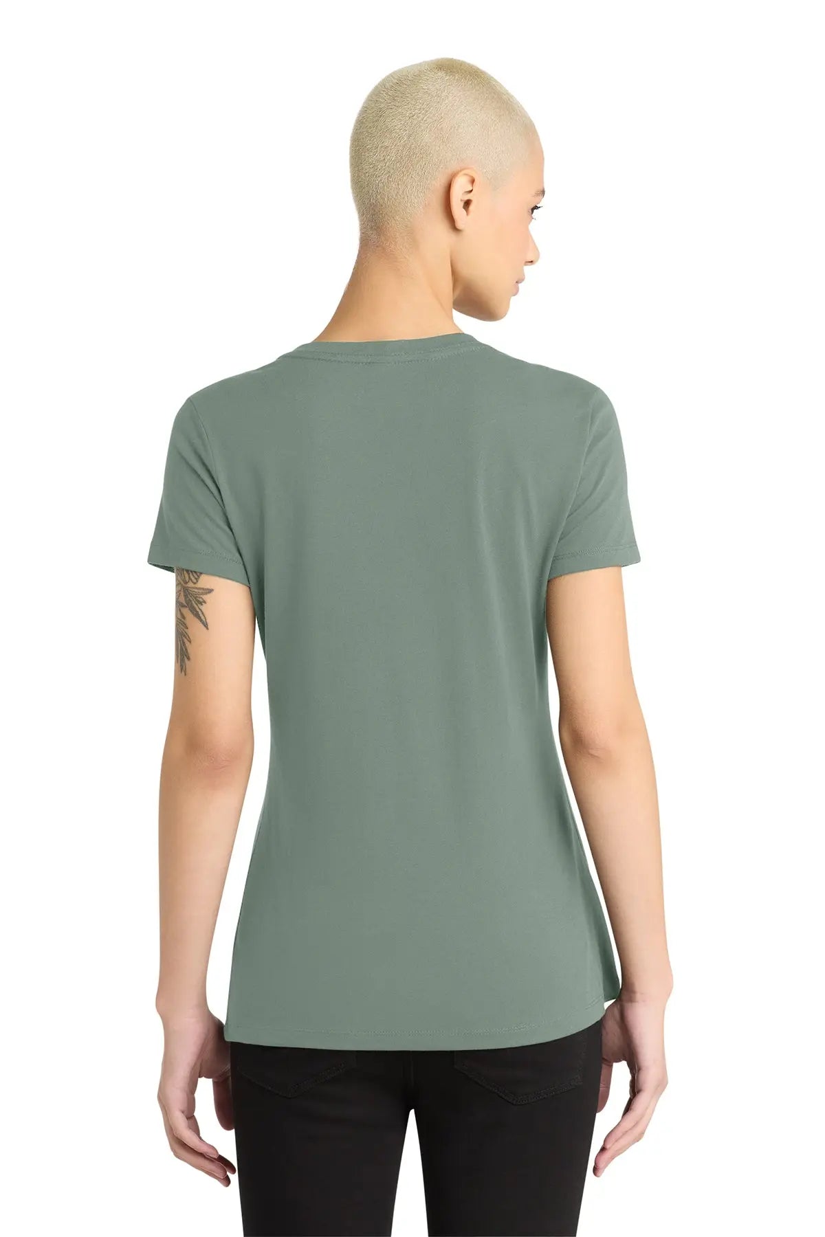 District® Women’s Perfect Weight® V-Neck Tee #DM1170L