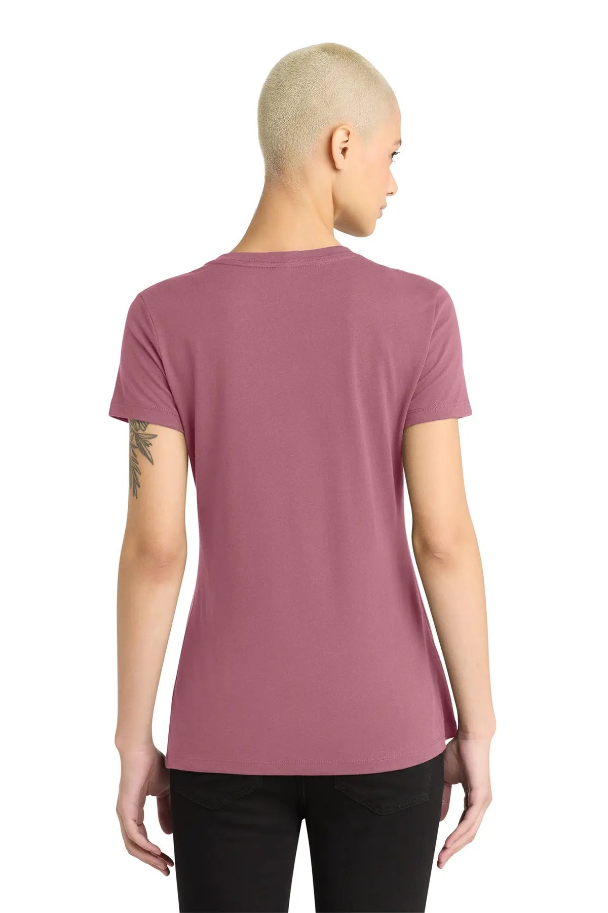 District® Women’s Perfect Weight® V-Neck Tee #DM1170L