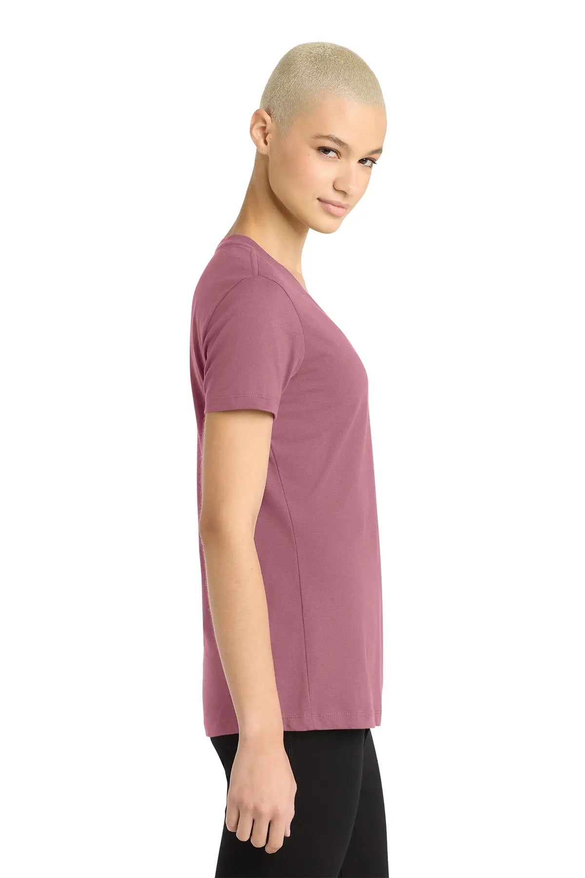District® Women’s Perfect Weight® V-Neck Tee #DM1170L