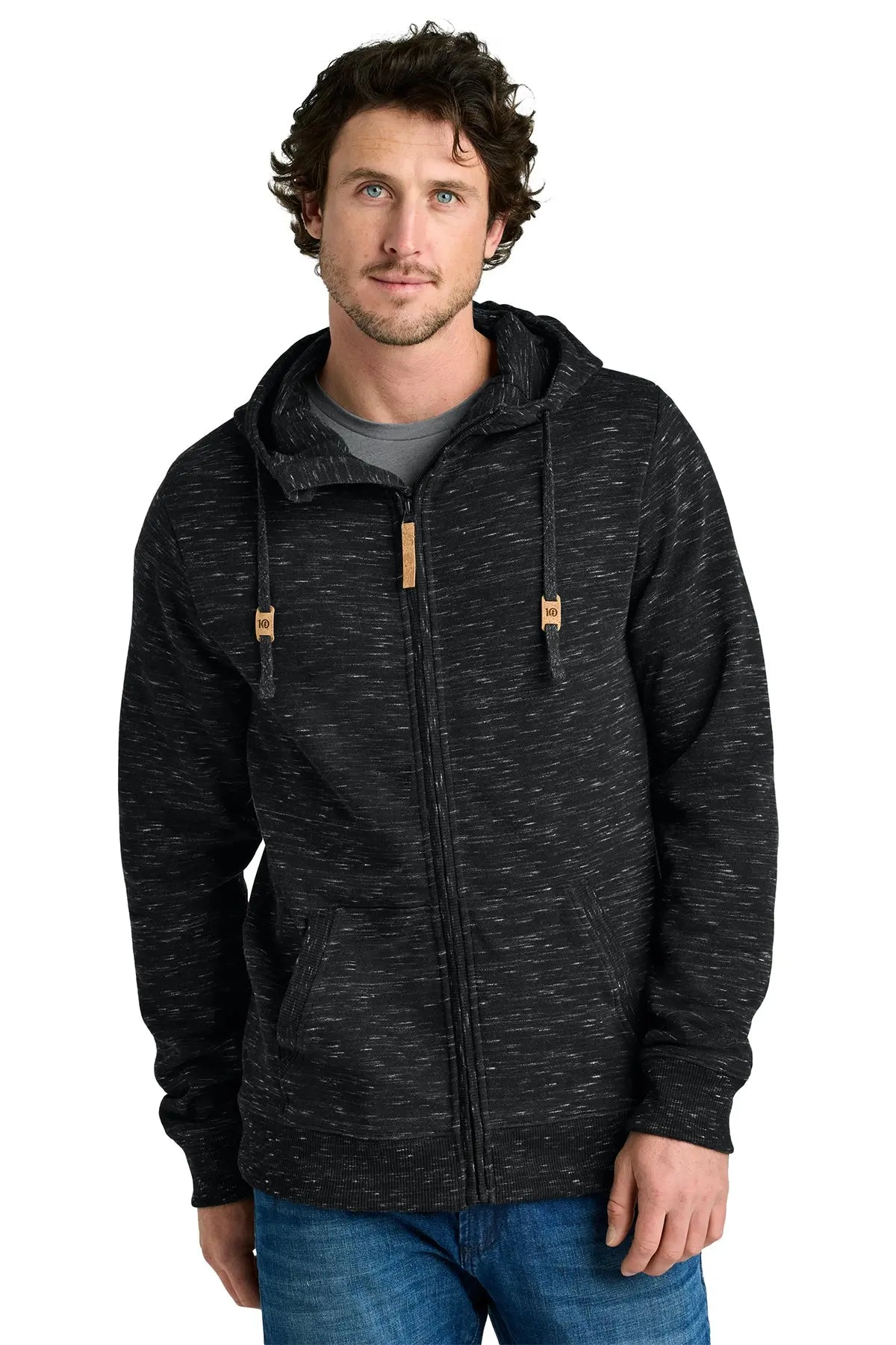 tentree® Space Dye Fleece Full-Zip Hoodie #TTCM4414
