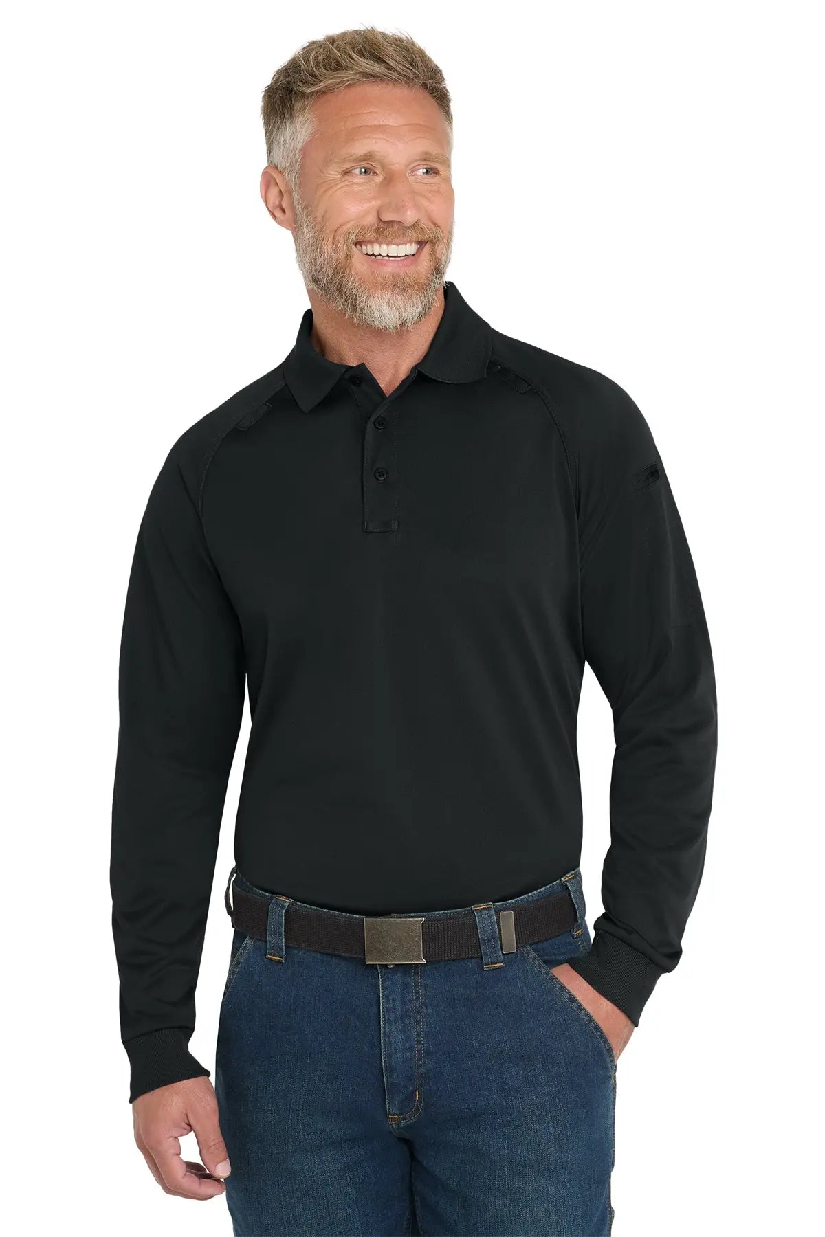 CornerStone® Select Long Sleeve Snag-Proof Tactical Polo #CS410LS
