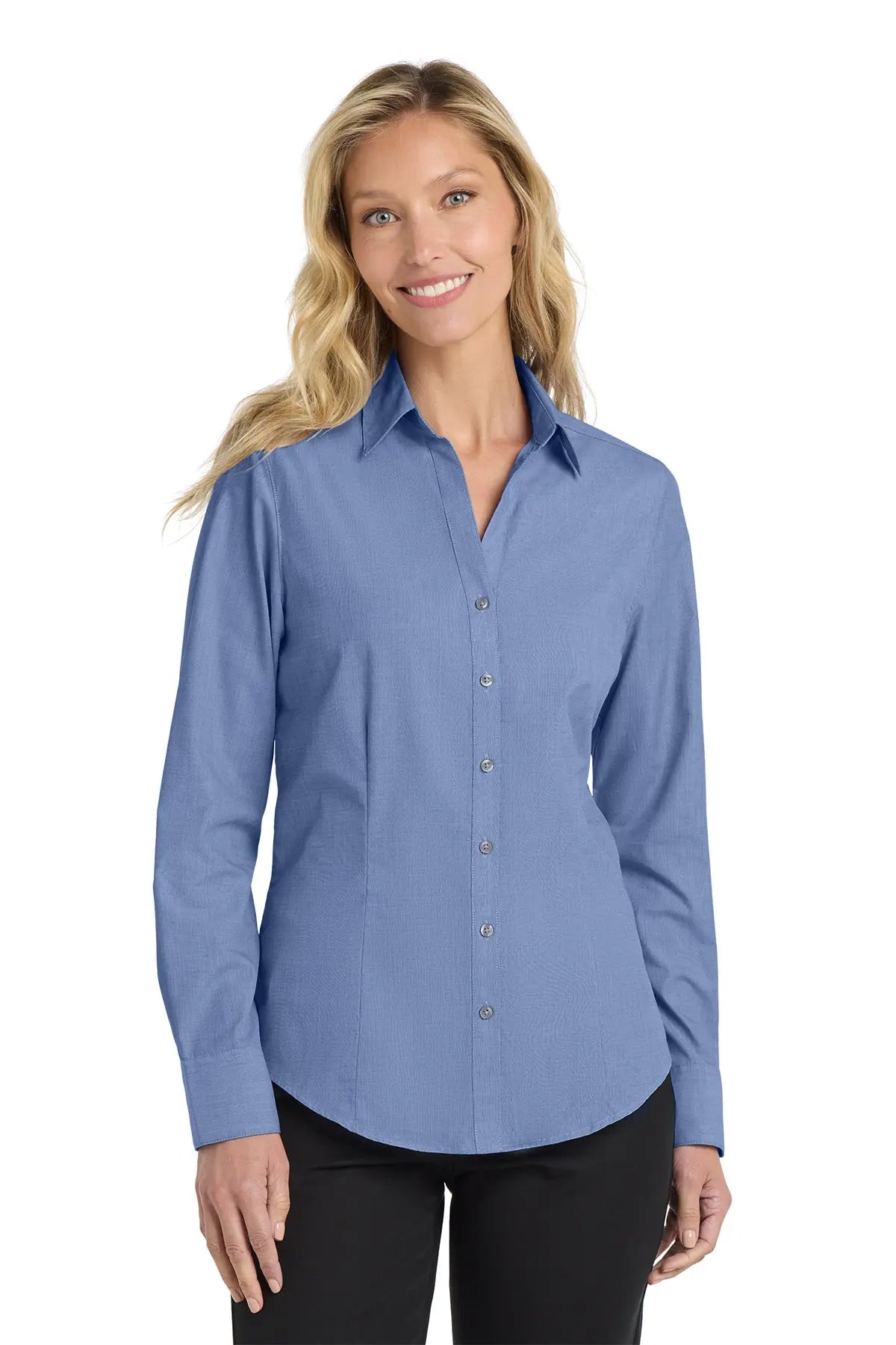 Port Authority® Women's Crosshatch Easy Care Shirt #L640