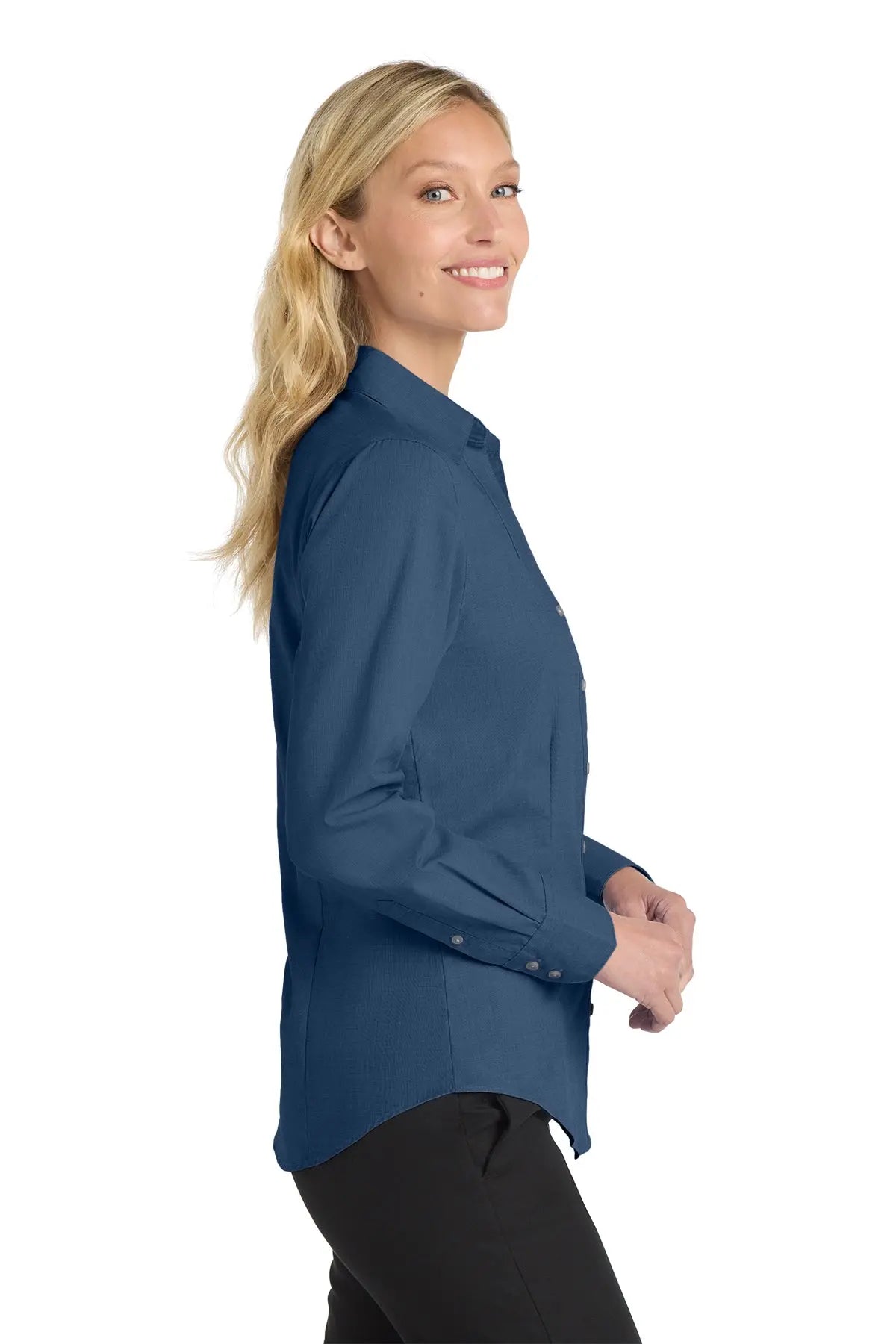Port Authority® Women's Crosshatch Easy Care Shirt #L640