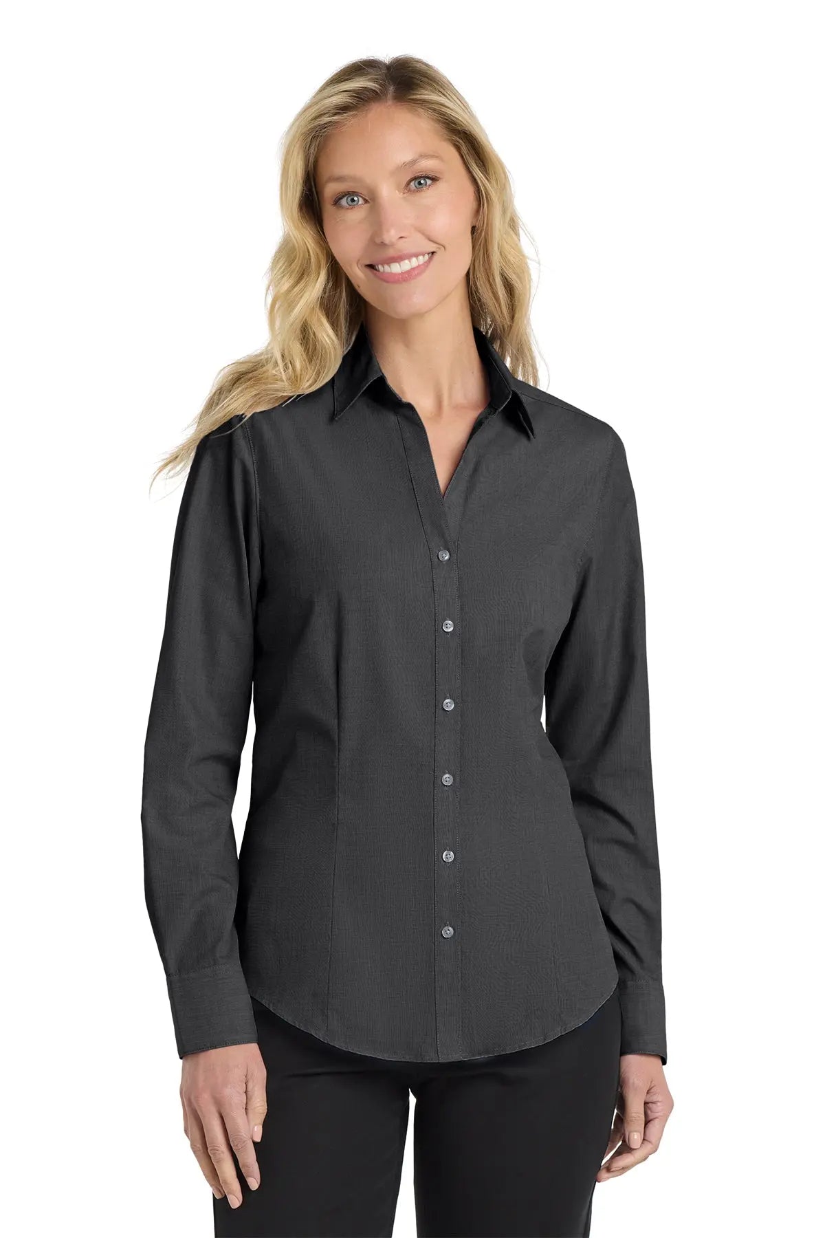 Port Authority® Women's Crosshatch Easy Care Shirt #L640