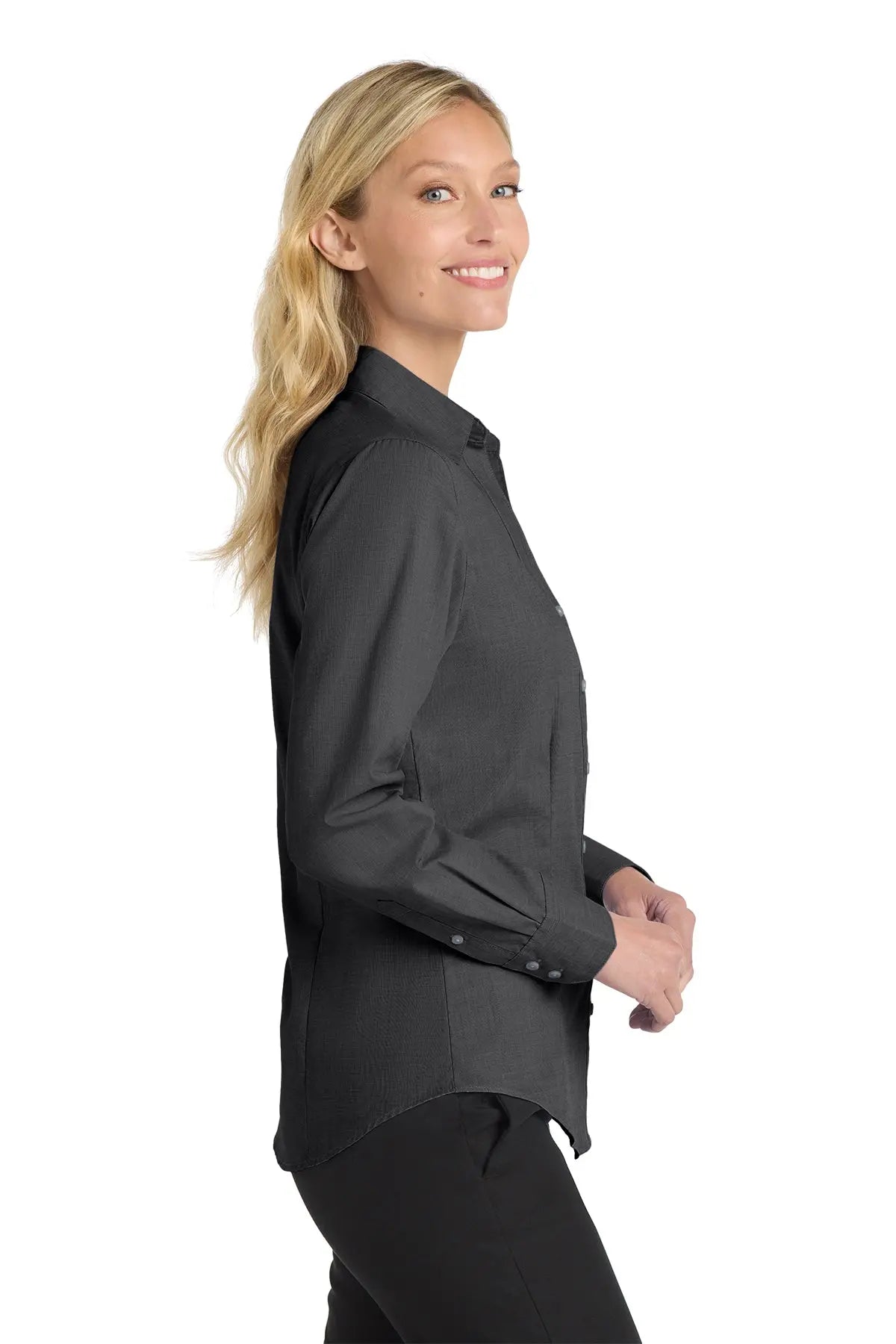 Port Authority® Women's Crosshatch Easy Care Shirt #L640