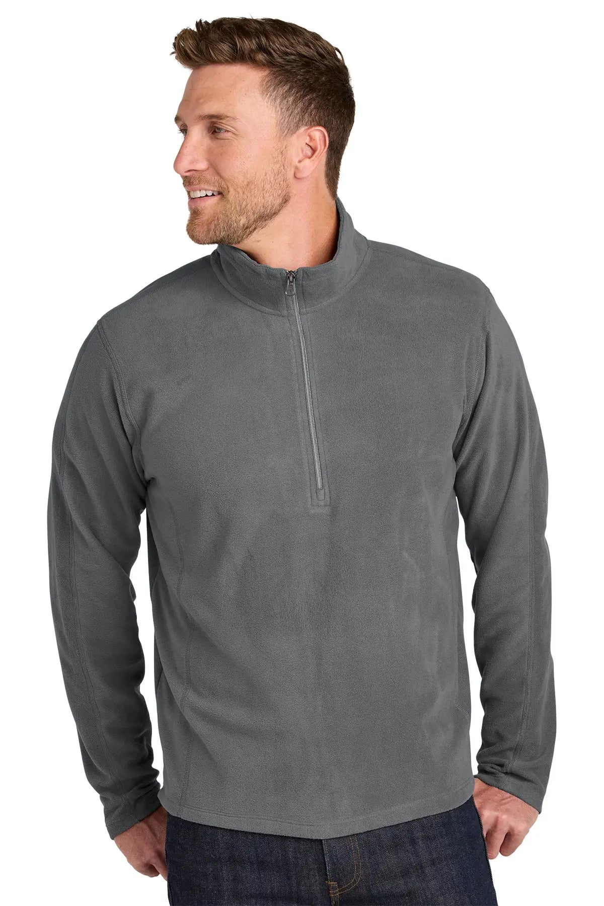 Port Authority® Microfleece 1/2-Zip Pullover #F224 Game Over Merch