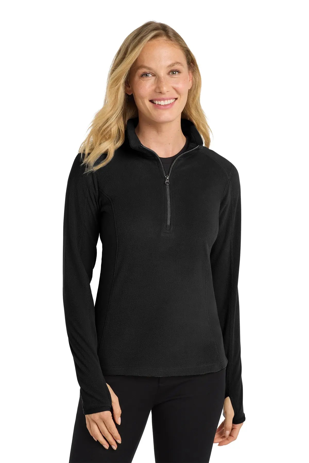 Port Authority® Women's Microfleece 1/2-Zip Pullover #L224 Game Over Merch