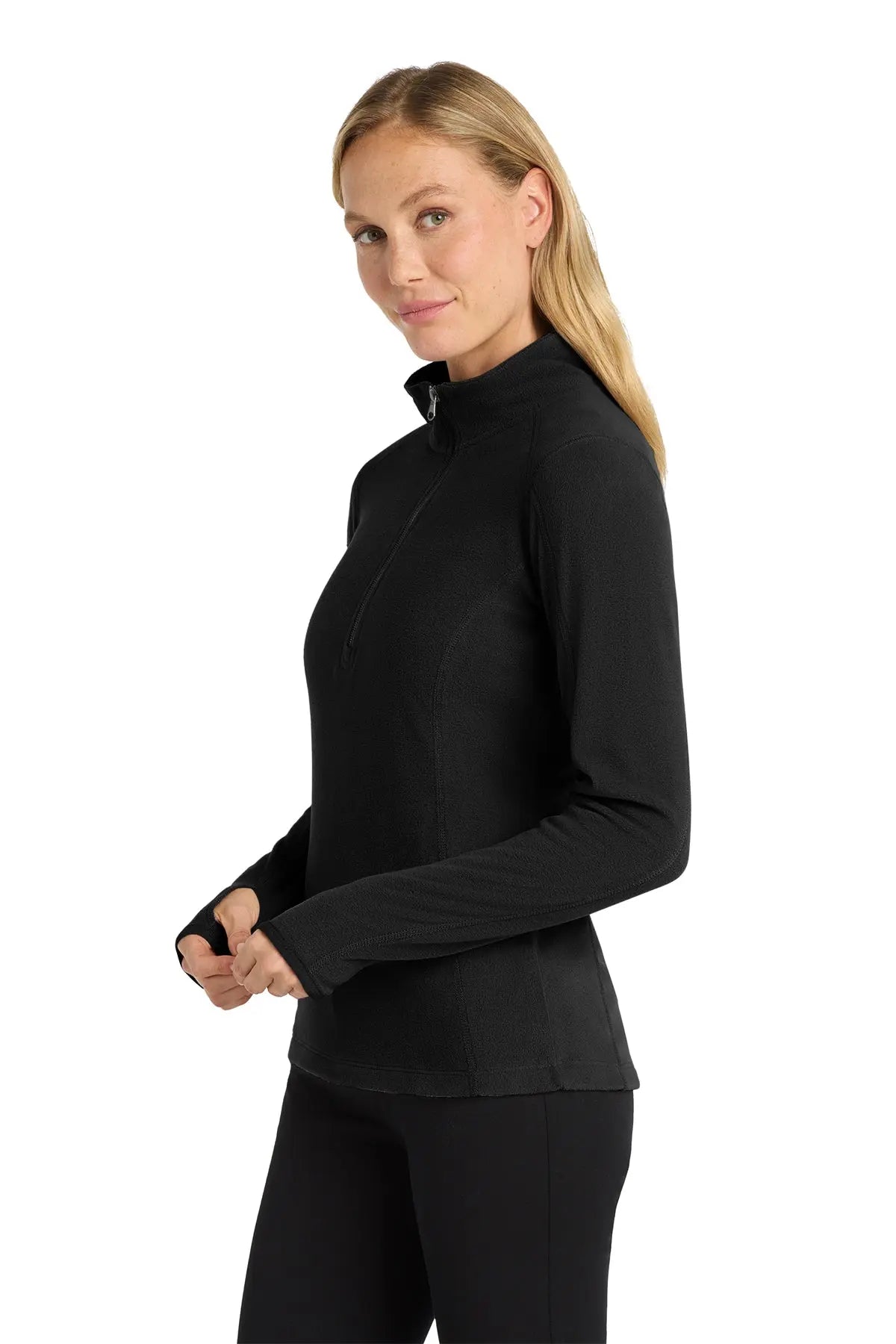 Port Authority® Women's Microfleece 1/2-Zip Pullover #L224 Game Over Merch