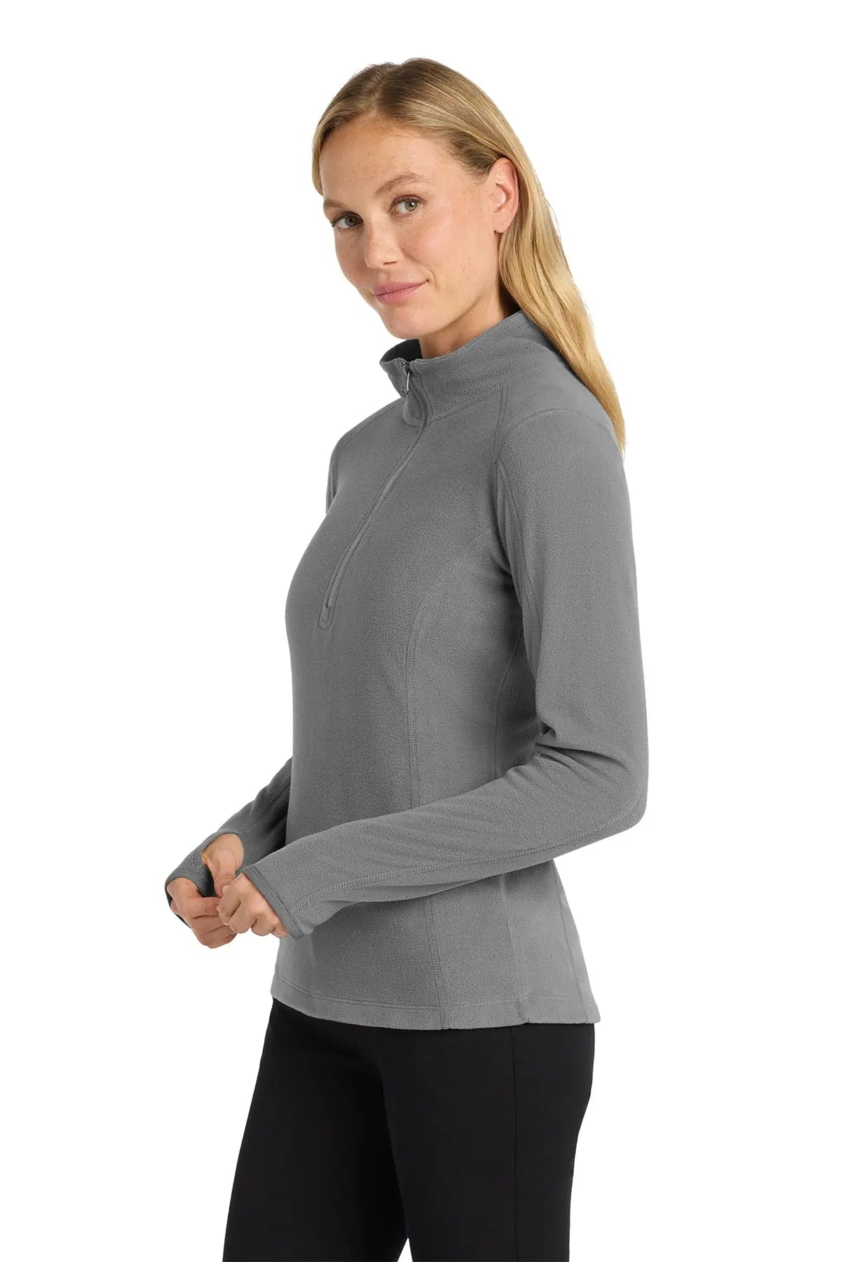 Port Authority® Women's Microfleece 1/2-Zip Pullover #L224 Game Over Merch
