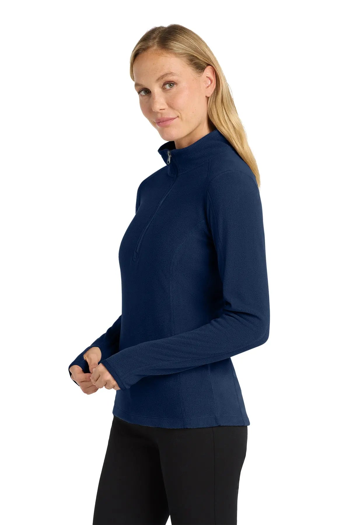 Port Authority® Women's Microfleece 1/2-Zip Pullover #L224 Game Over Merch
