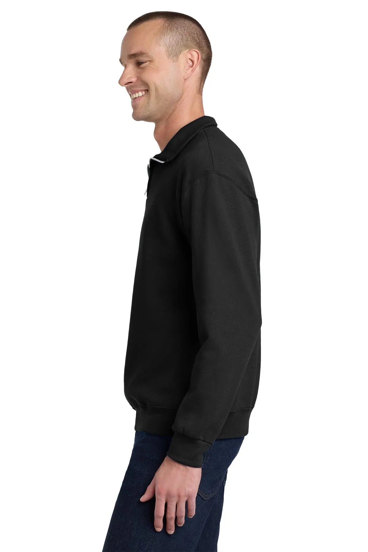 Jerzees® NuBlend® 1/4-Zip Cadet Collar Sweatshirt #995M Game Over Merch