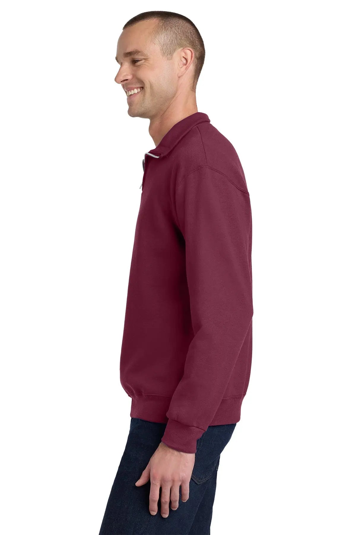 Jerzees® NuBlend® 1/4-Zip Cadet Collar Sweatshirt #995M Game Over Merch