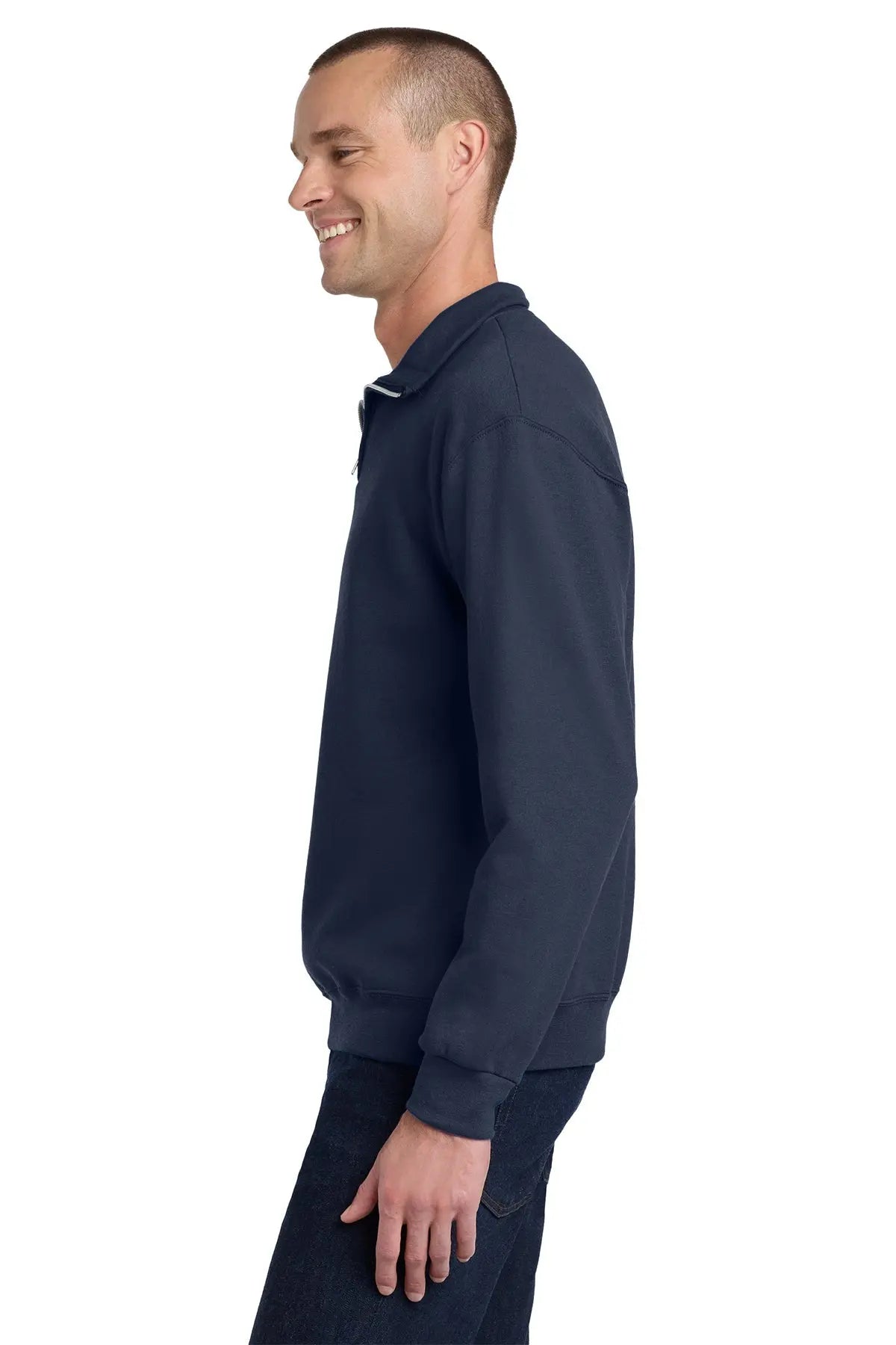 Jerzees® NuBlend® 1/4-Zip Cadet Collar Sweatshirt #995M Game Over Merch