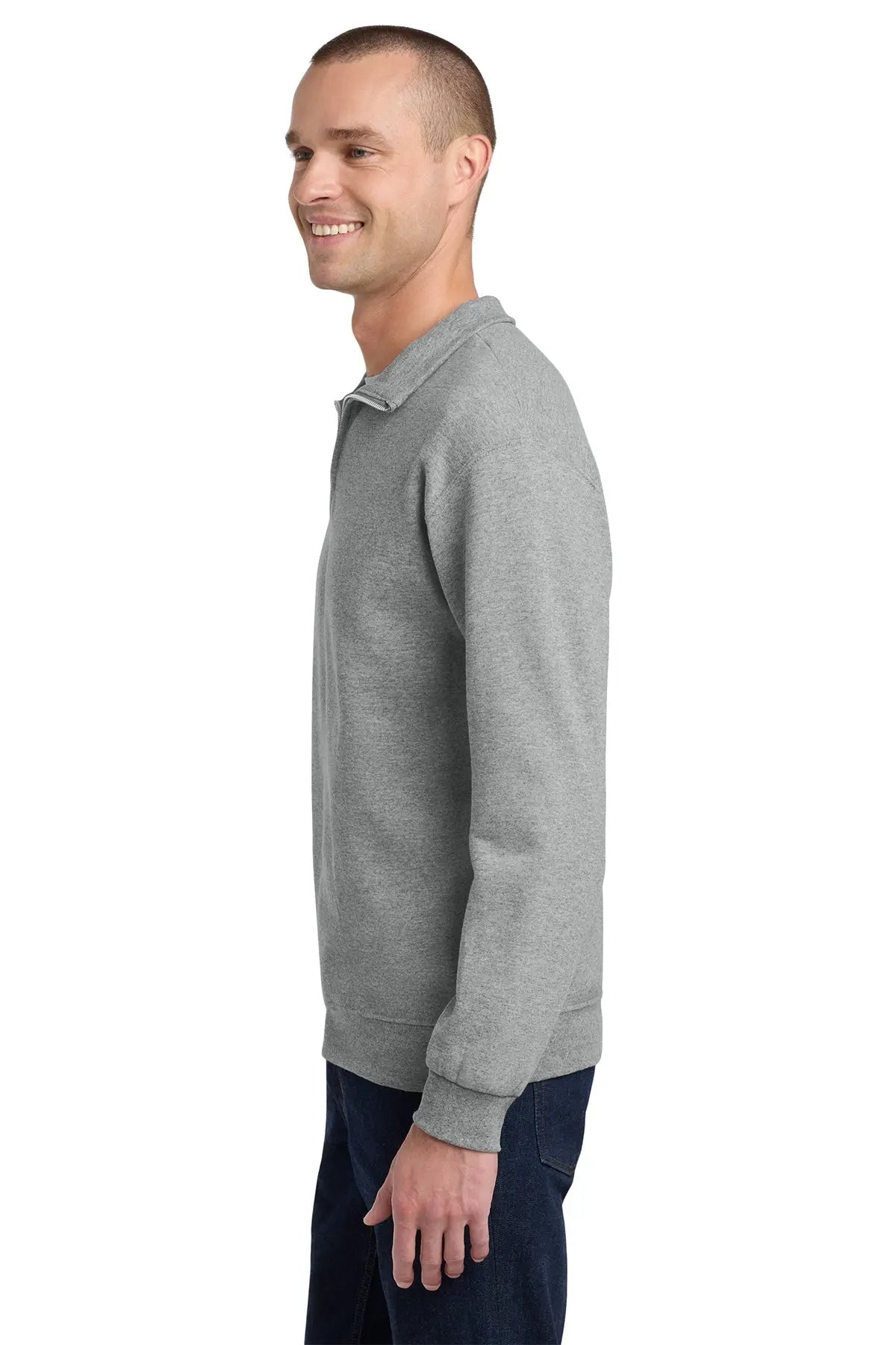 Jerzees® NuBlend® 1/4-Zip Cadet Collar Sweatshirt #995M Game Over Merch