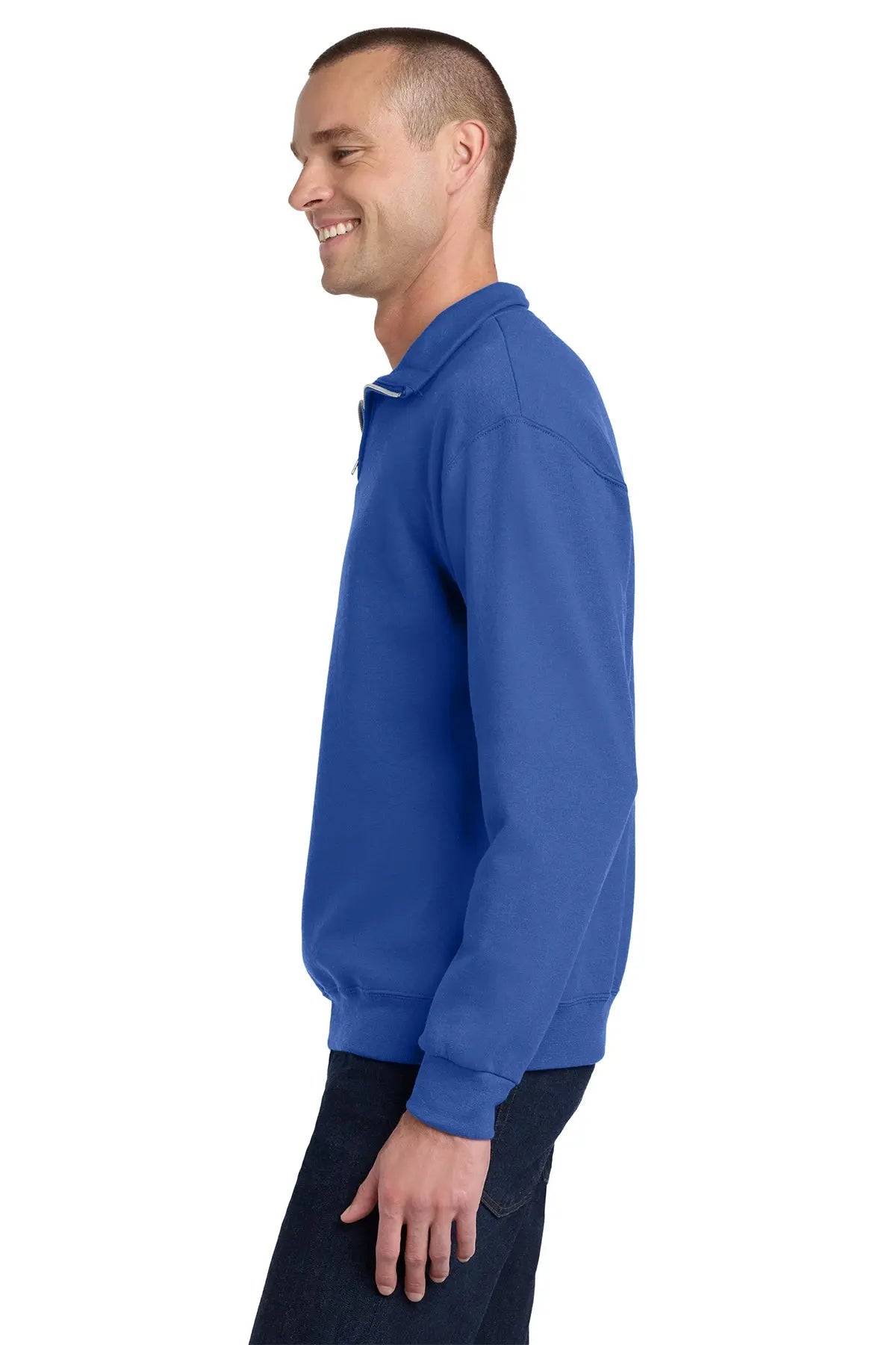 Jerzees® NuBlend® 1/4-Zip Cadet Collar Sweatshirt #995M Game Over Merch
