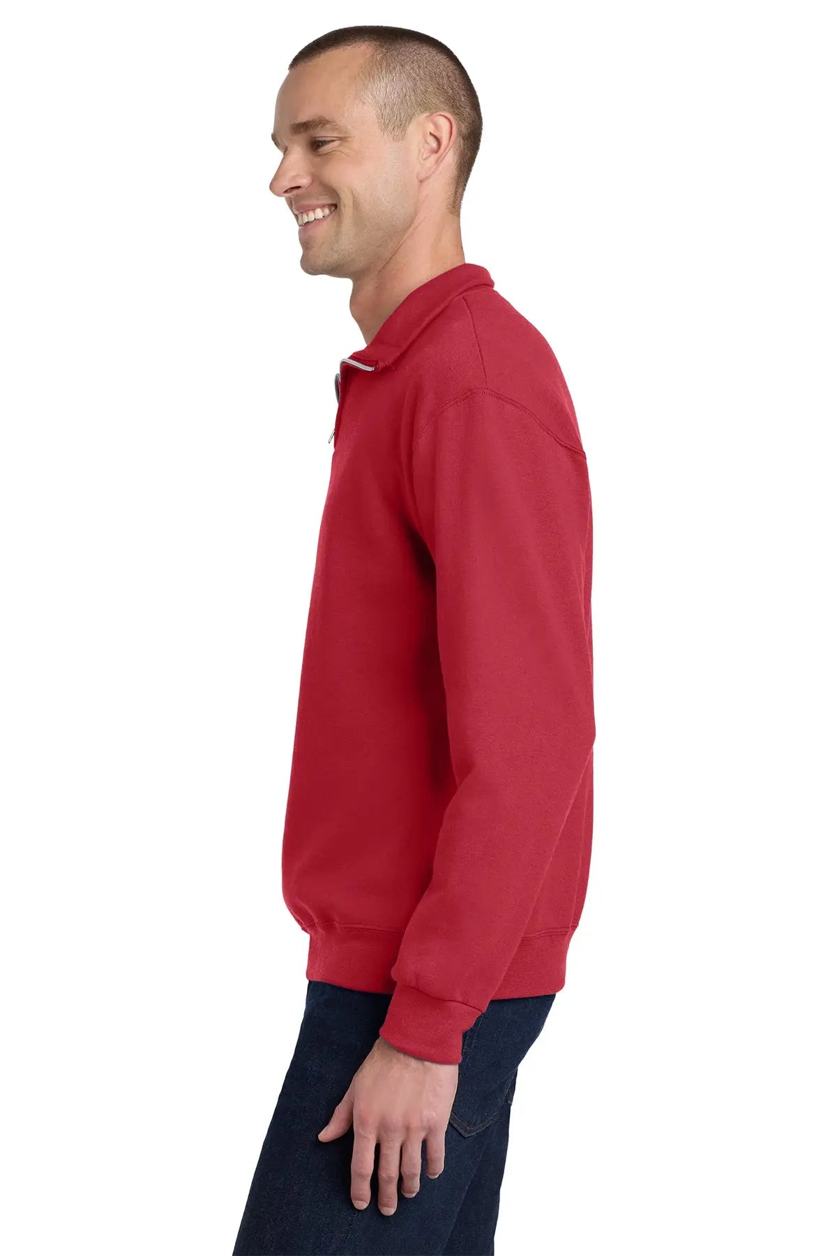 Jerzees® NuBlend® 1/4-Zip Cadet Collar Sweatshirt #995M Game Over Merch